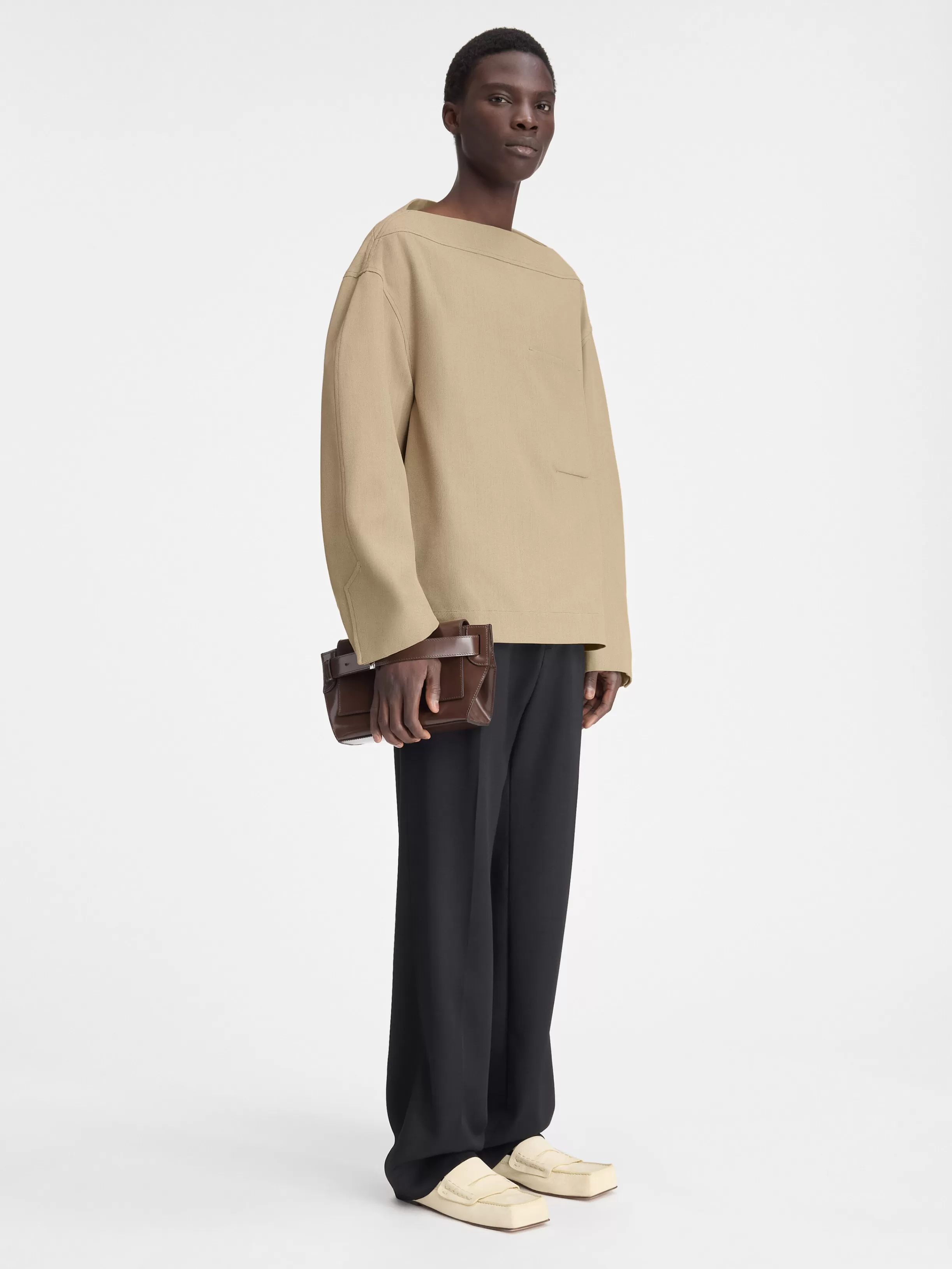 Jacquemus Shirts*The Ameno top Beige