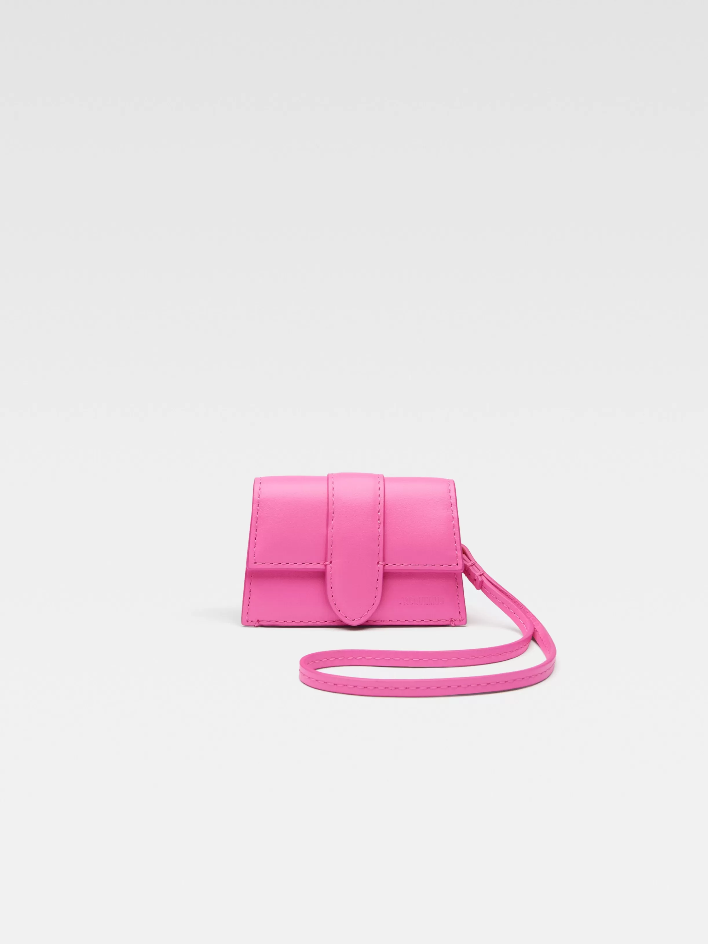 Jacquemus Small Leather Goods | Small Leather Goods*The Bambino flap case Neonpink