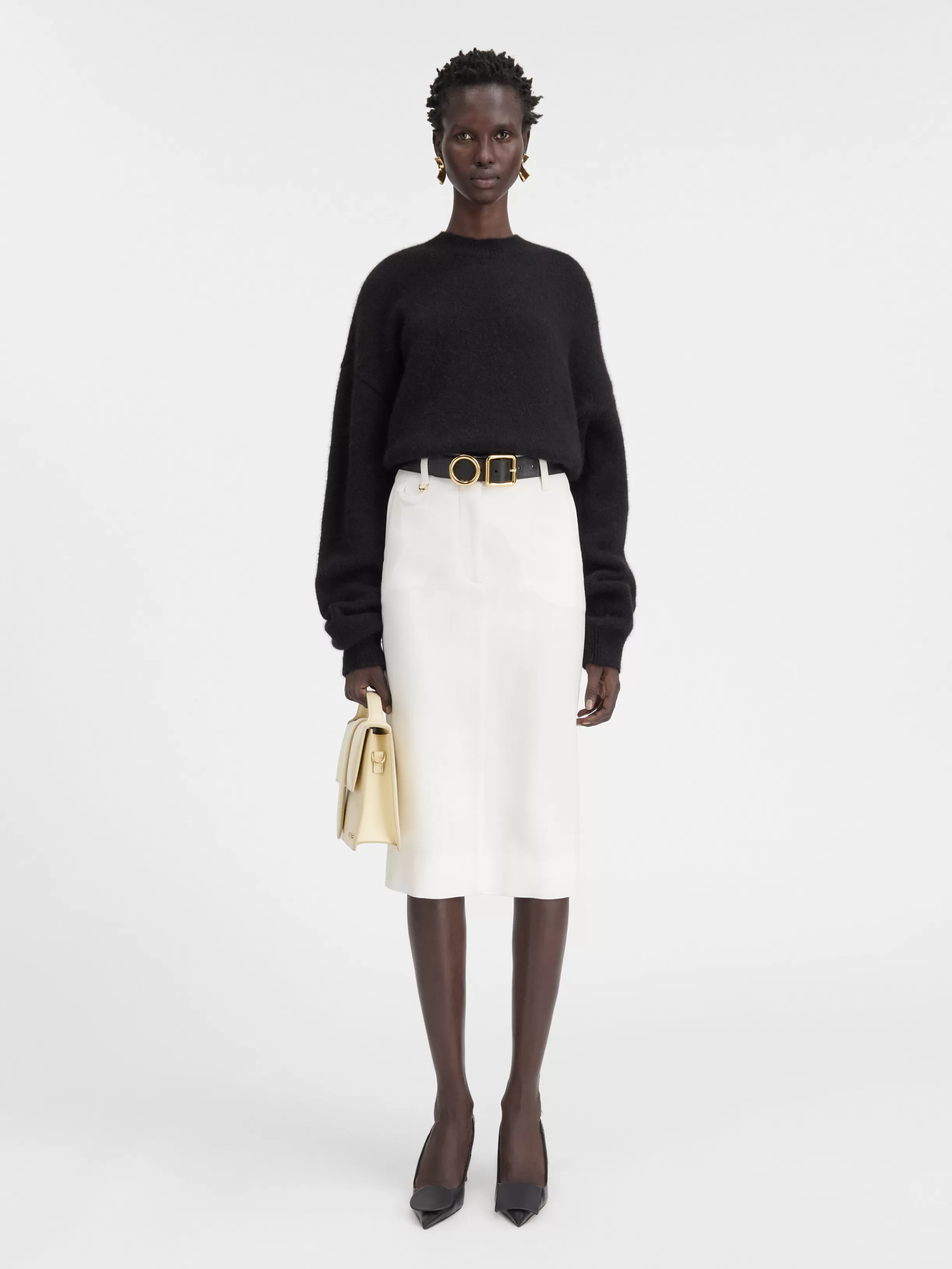 Jacquemus Dresses & Skirts*The Bari midi skirt White