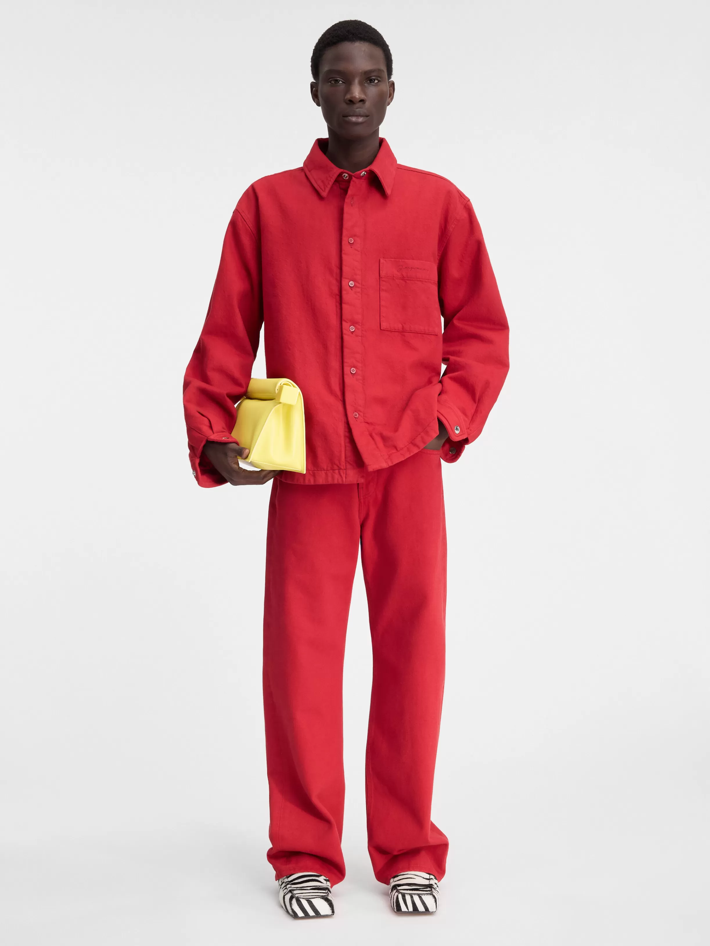 Jacquemus Shirts | Denim*The Boulanger shirt Red