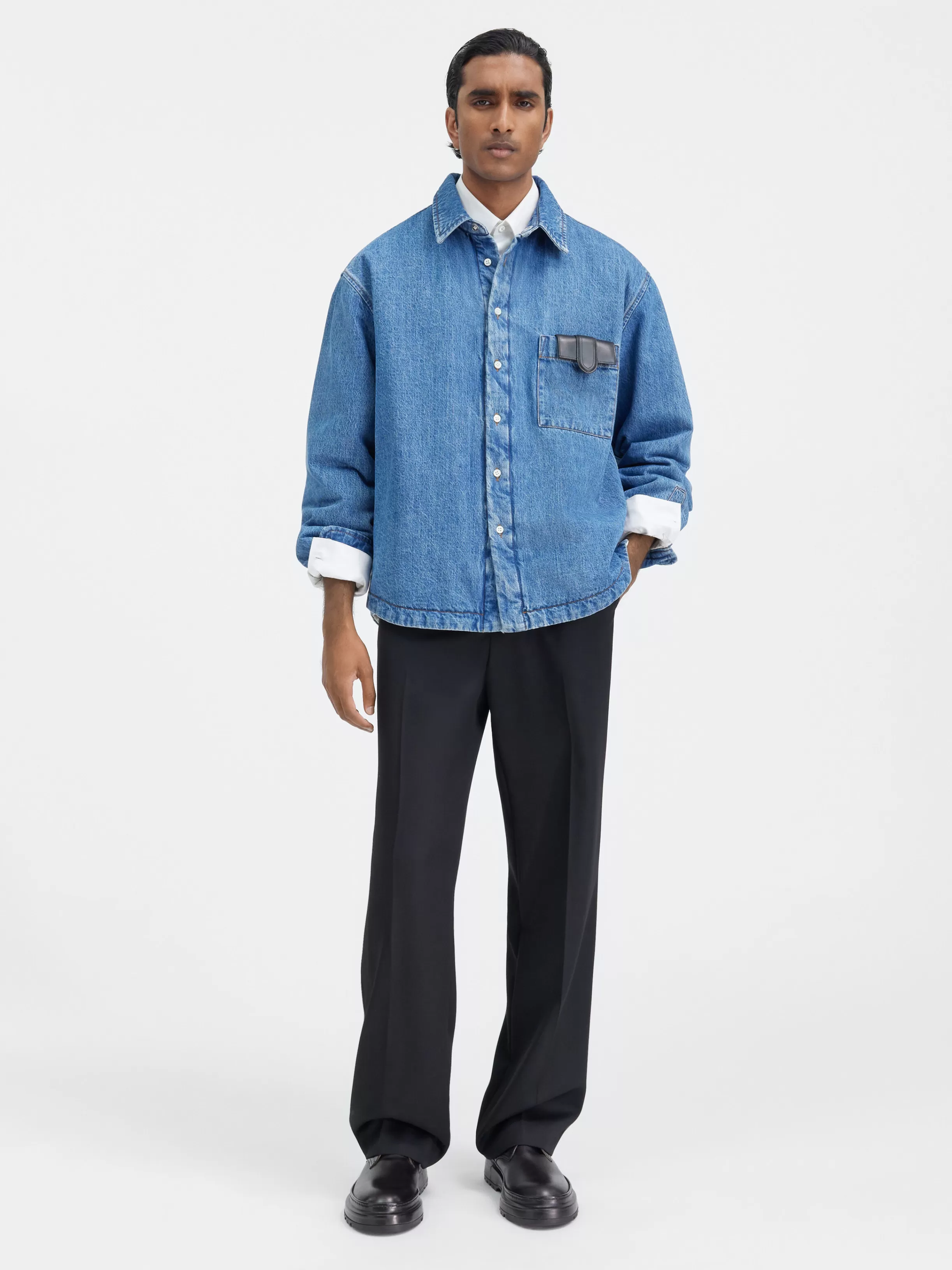 Jacquemus Shirts | Denim*The Boulanger shirt Blue/tabac