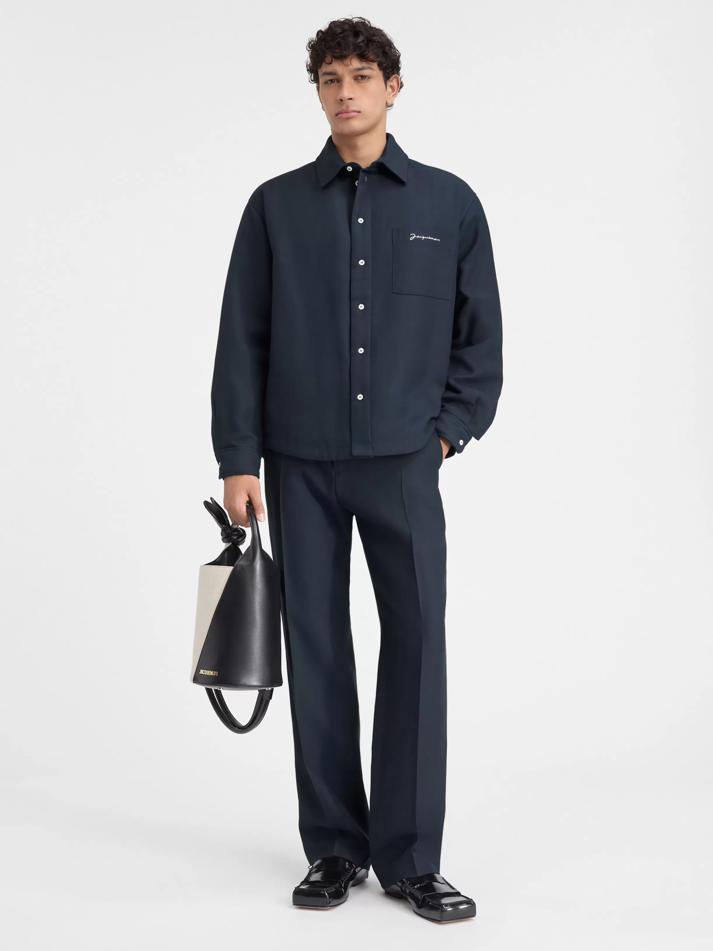 Jacquemus Shirts*The Boulanger shirt Darknavy