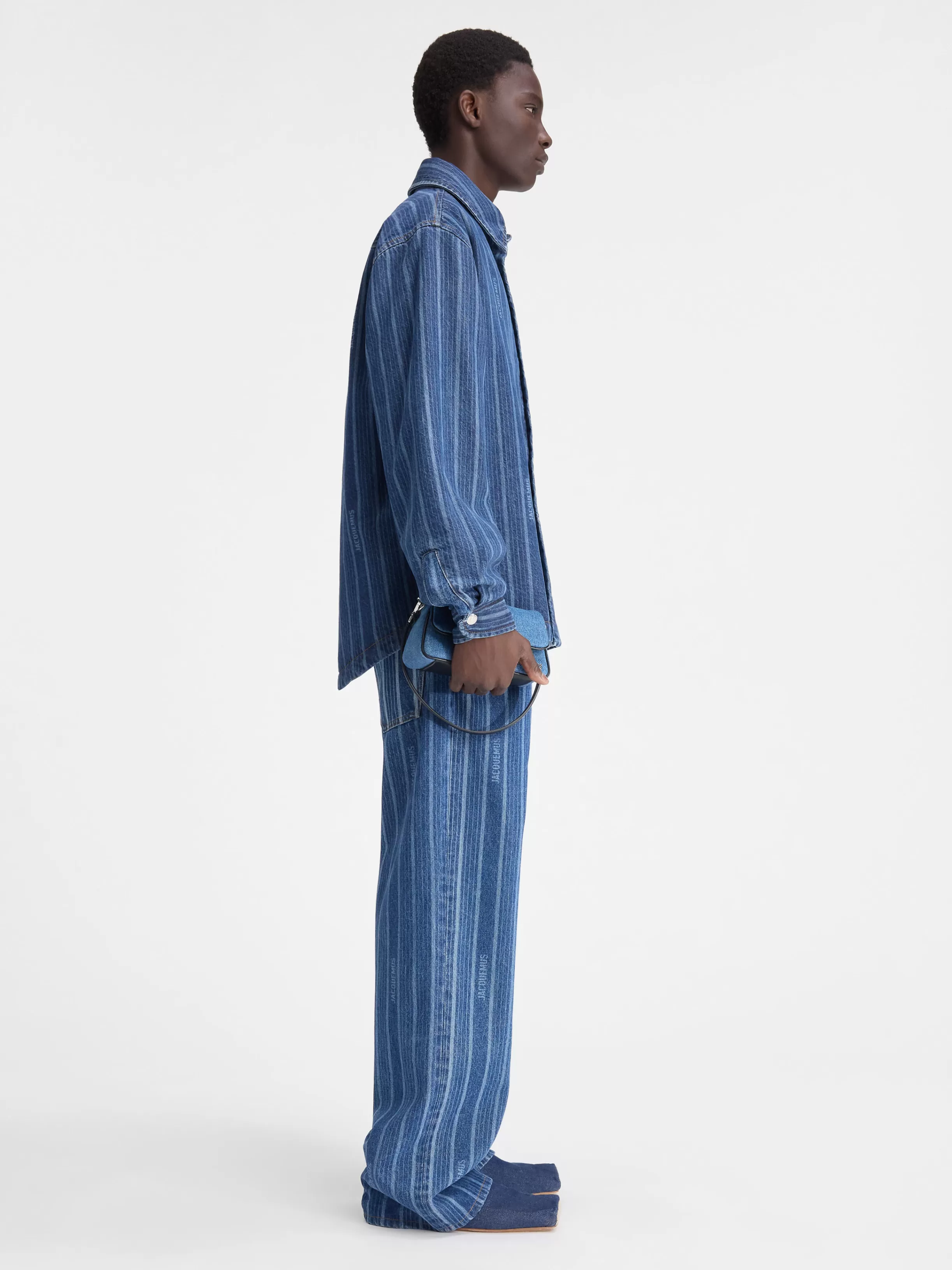 Jacquemus Shirts | Denim*The Boulanger shirt Printbluestripes