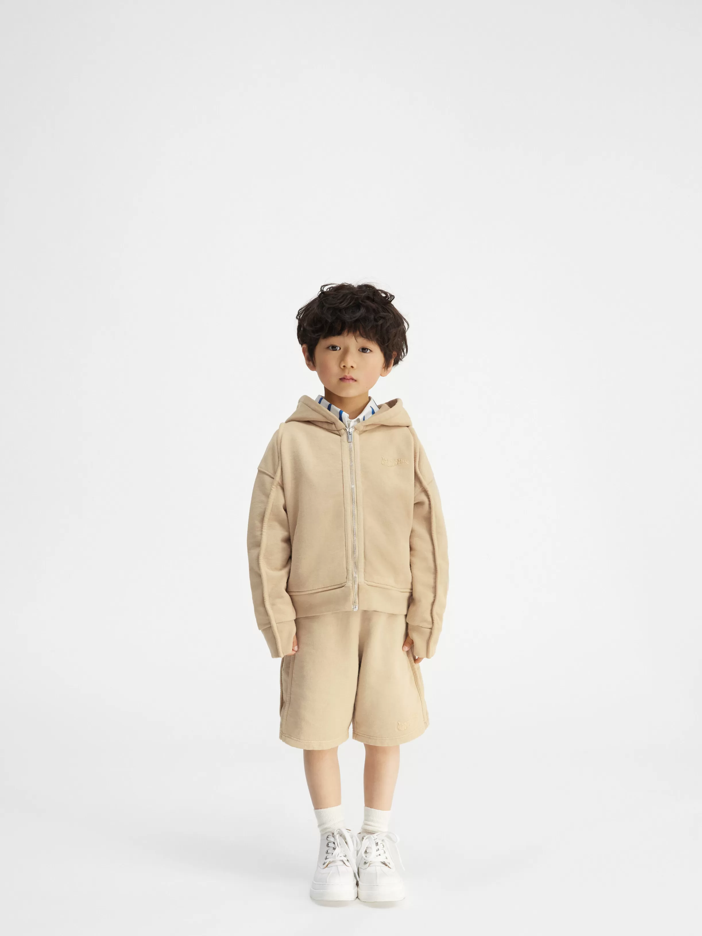 Jacquemus Tops | Tops*The Camargue kids' zipped sweatshirt Darkbeige