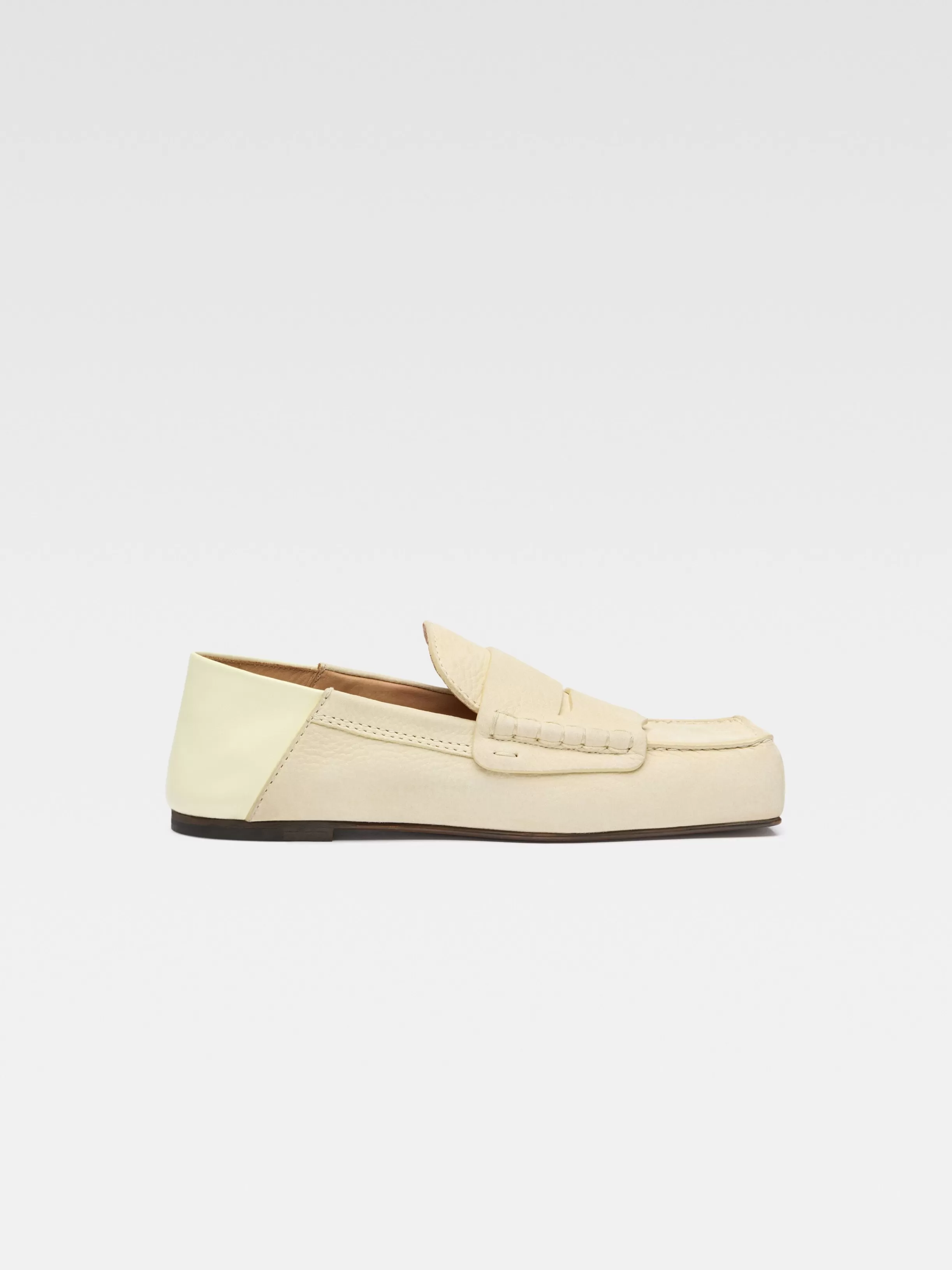 Jacquemus Shoes*The Carré loafers Paleyellow