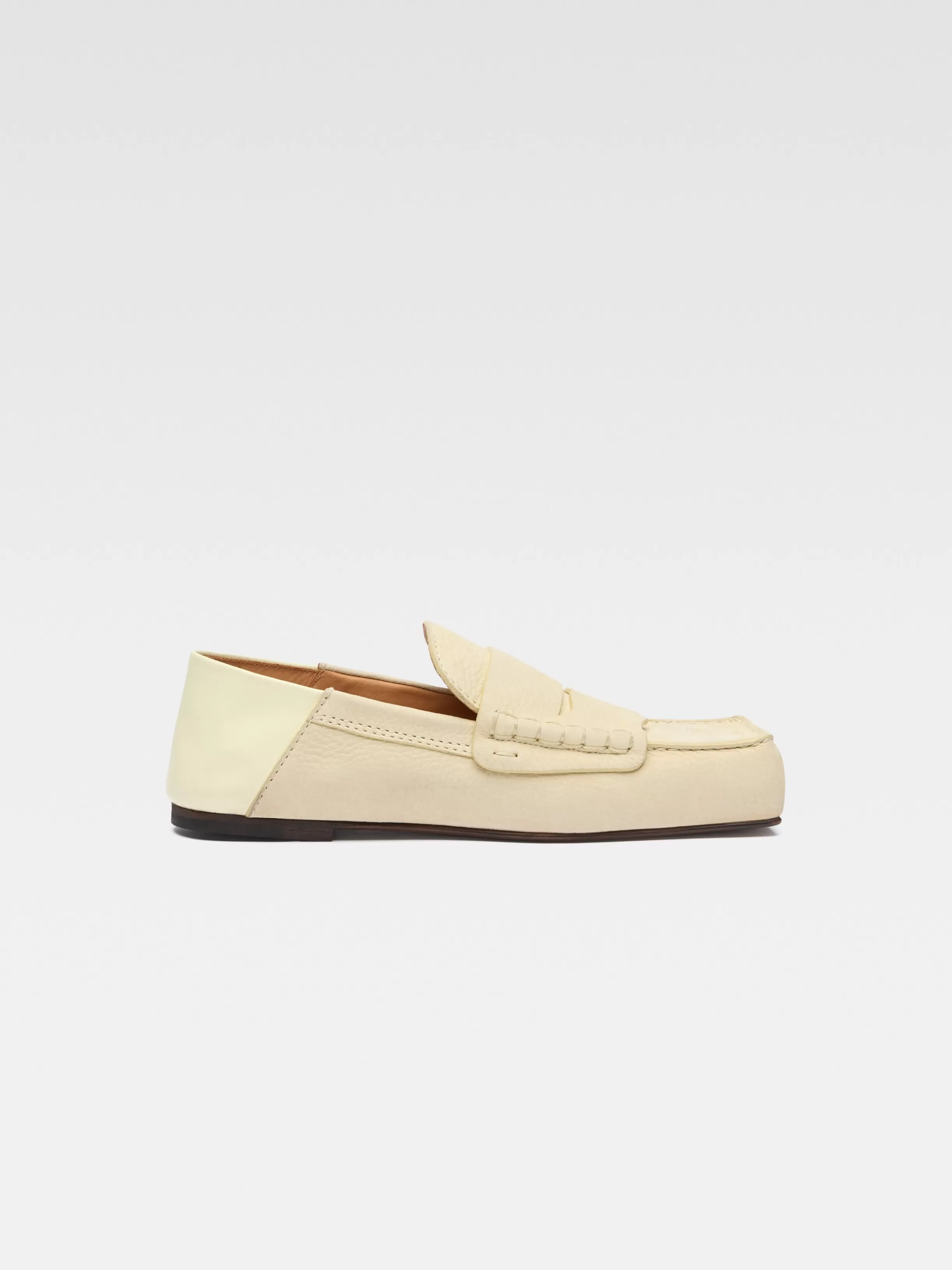 Jacquemus Shoes*The Carré loafers Paleyellow