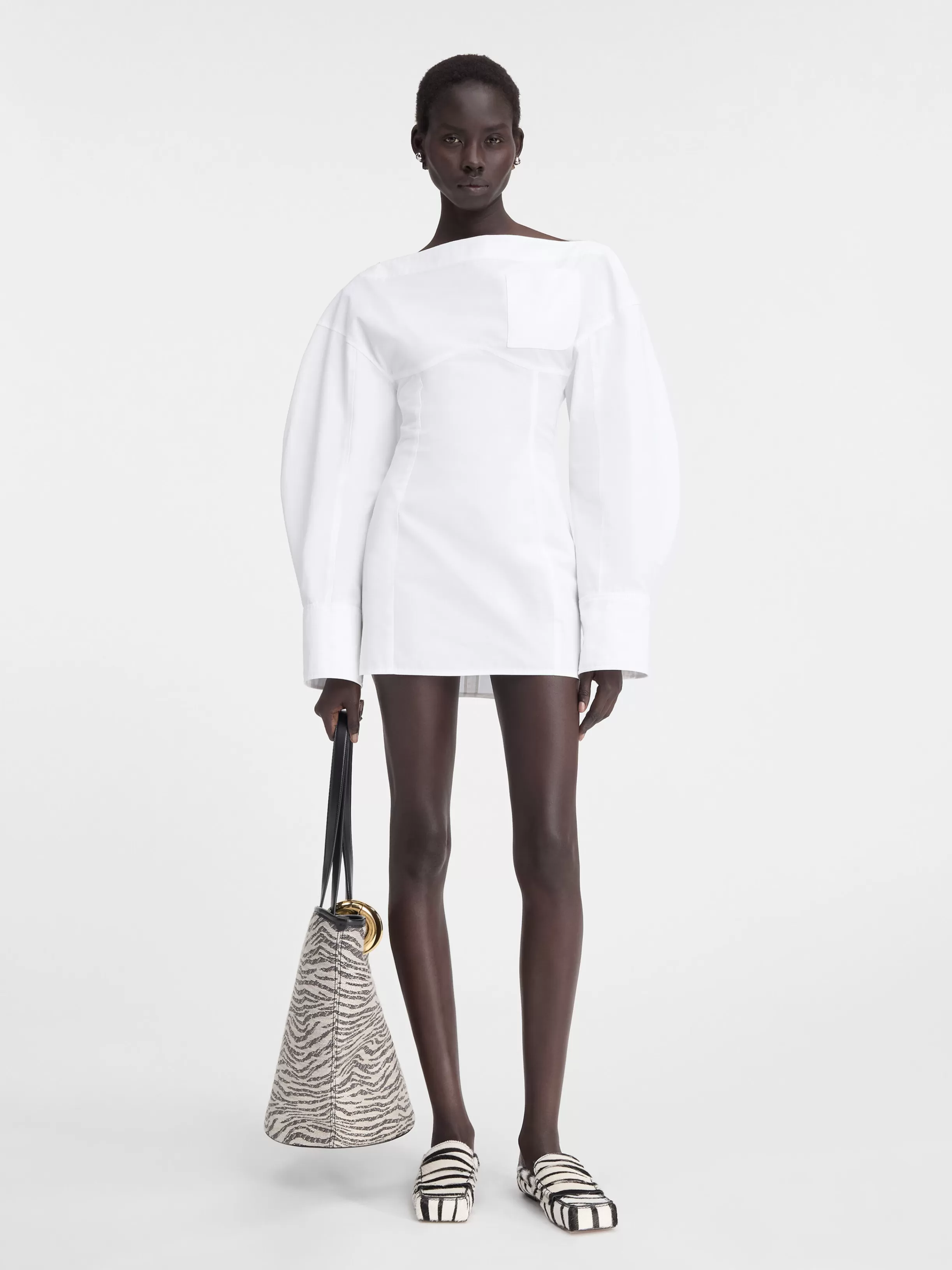 Jacquemus Dresses & Skirts*The Casaco shirt dress White