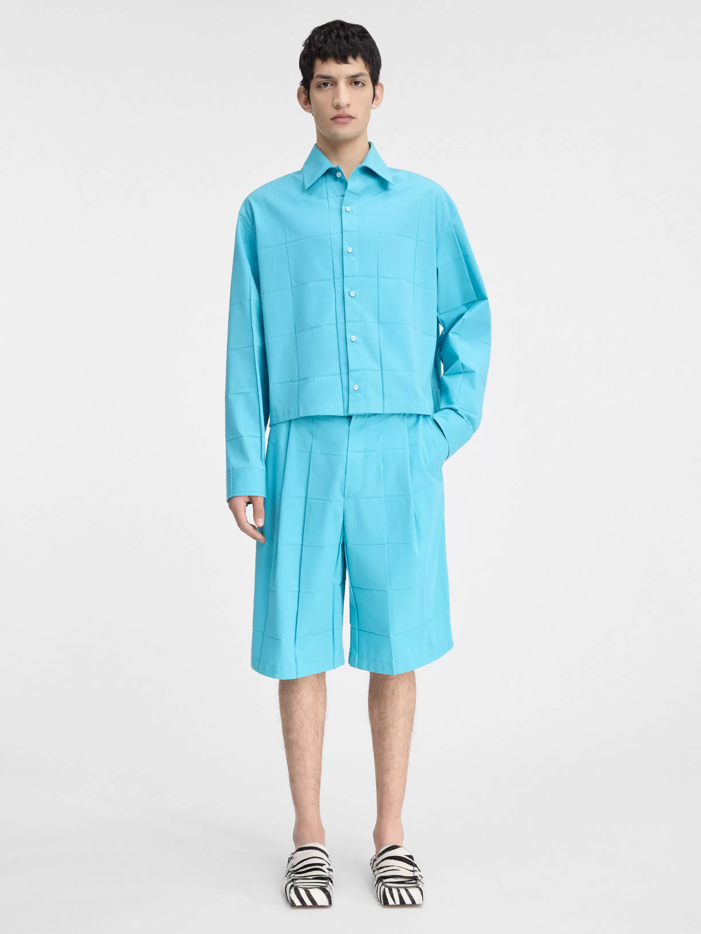 Jacquemus Shirts*The Corto shirt Turquoise