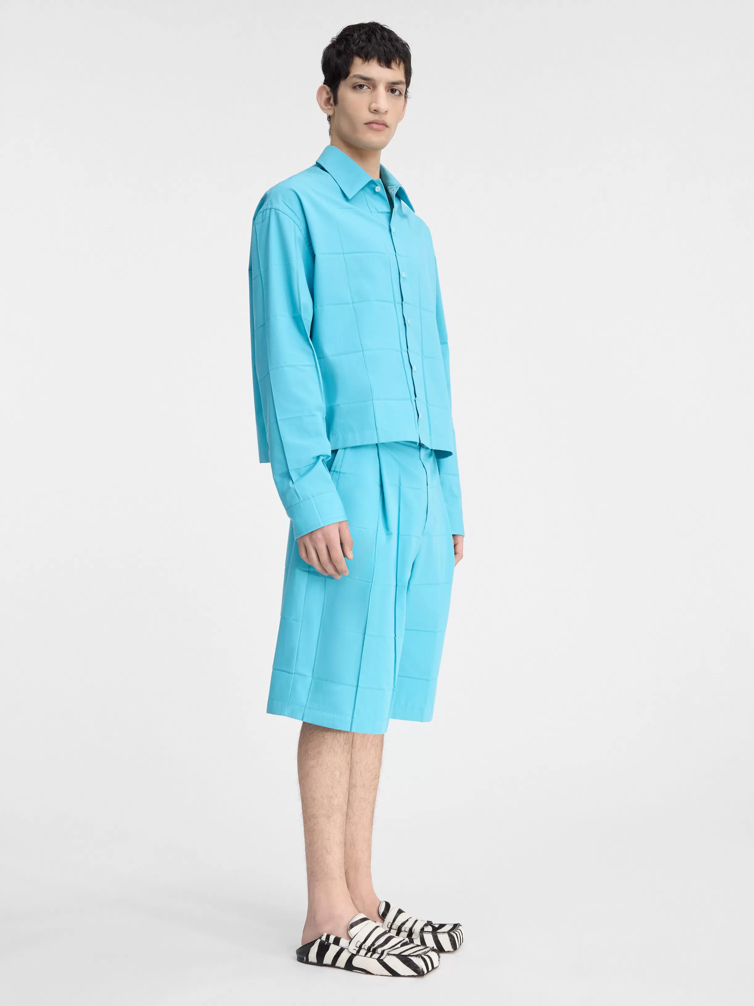 Jacquemus Shirts*The Corto shirt Turquoise