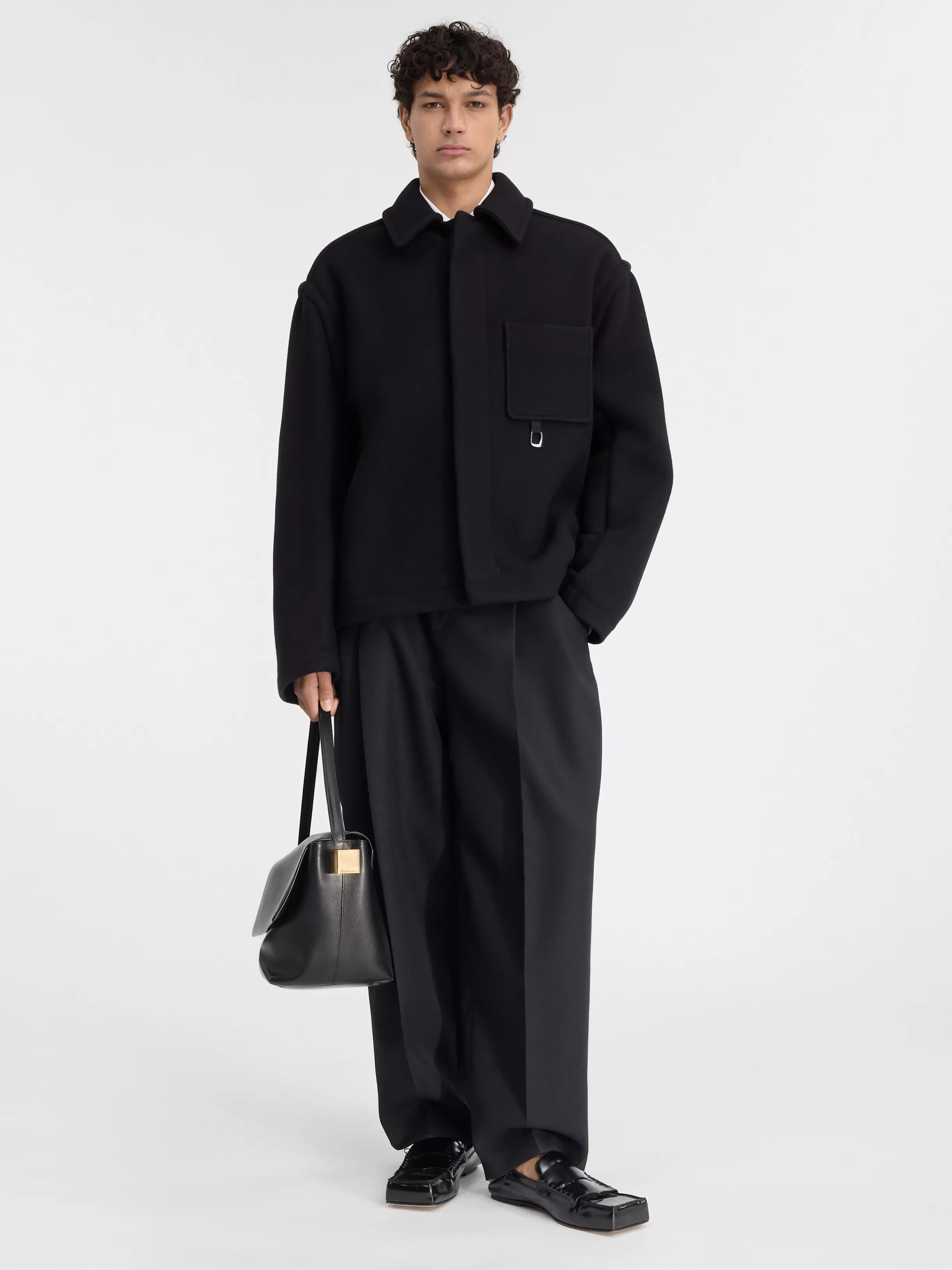 Jacquemus Coats & Jackets*The cropped coat Black