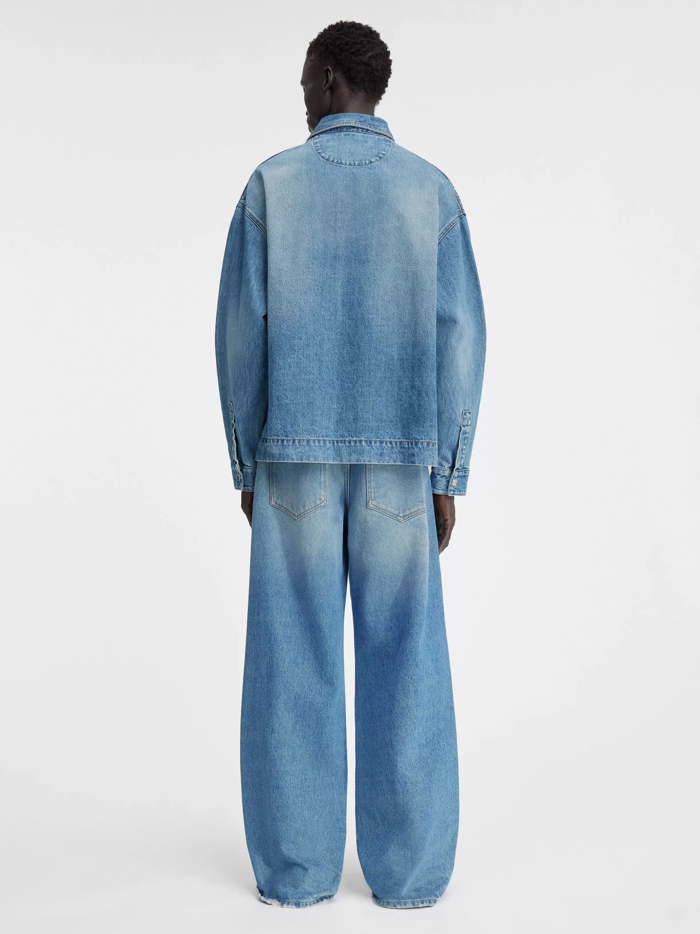 Jacquemus Shirts | Denim*The de-Nîmes denim shirt Blue/tabac