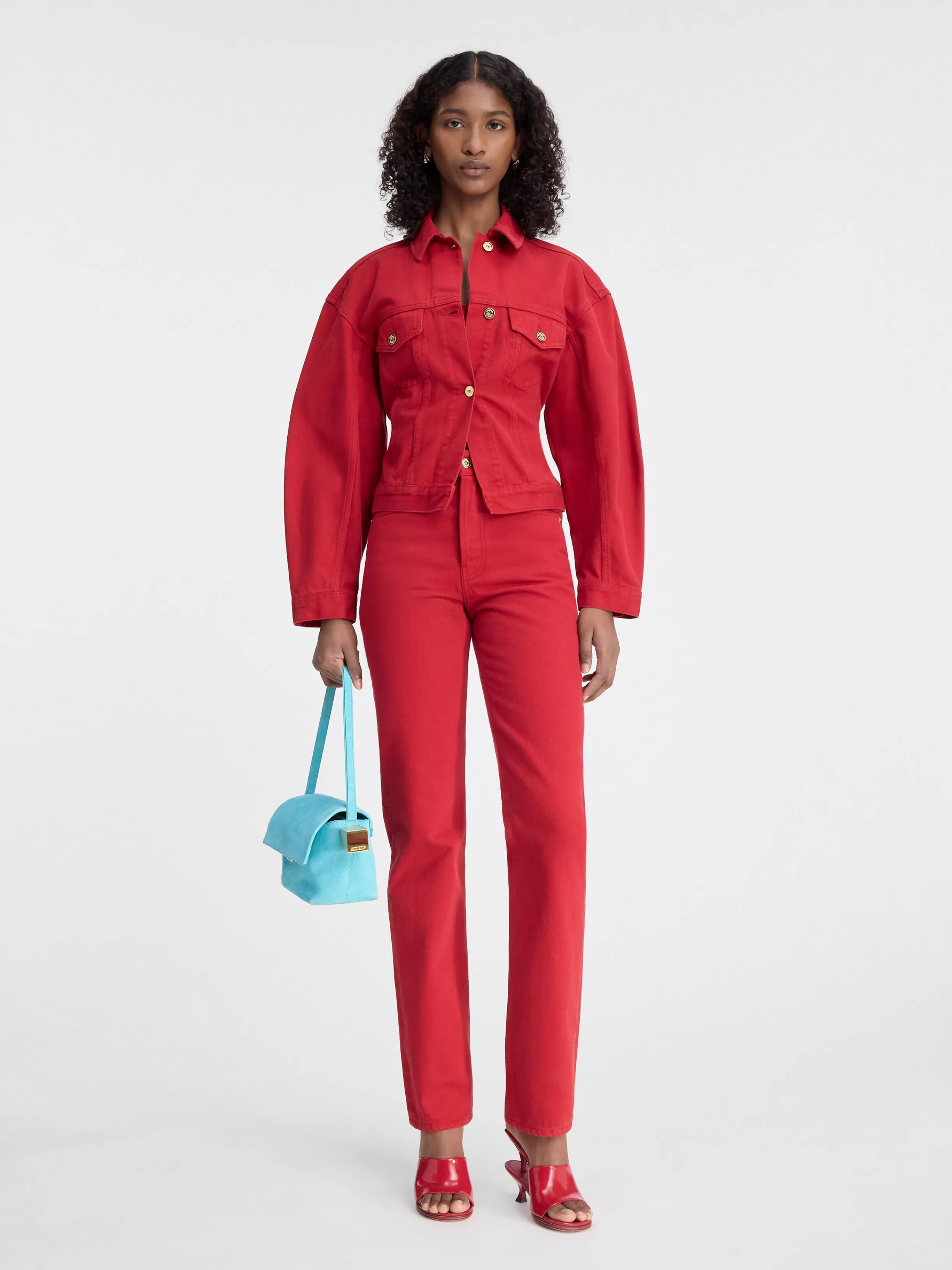 Jacquemus Coats & Jackets | Denim*The denim de-Nîmes jacket Red