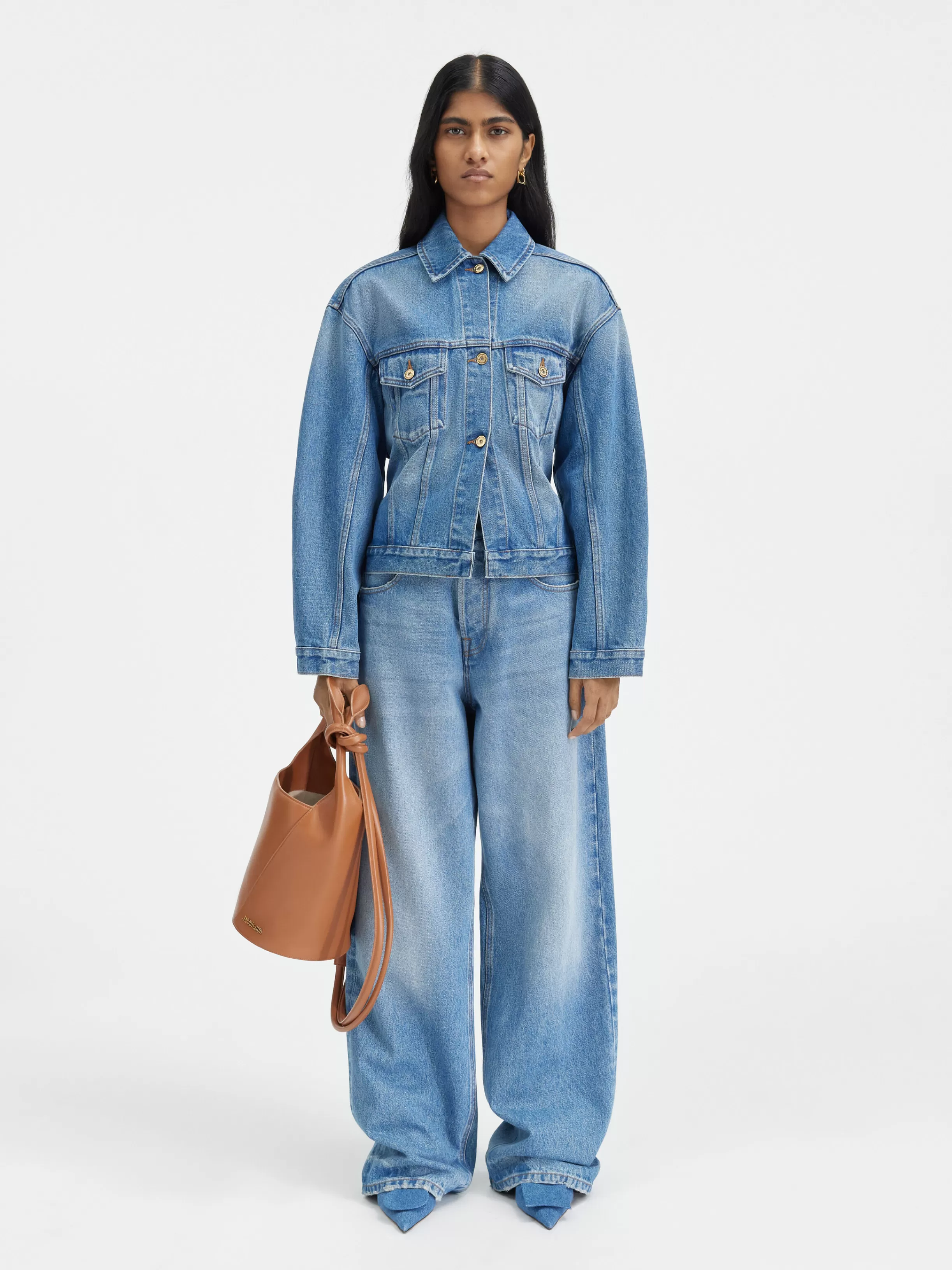 Jacquemus Coats & Jackets | Denim*The denim de-Nîmes jacket Blue/tabac