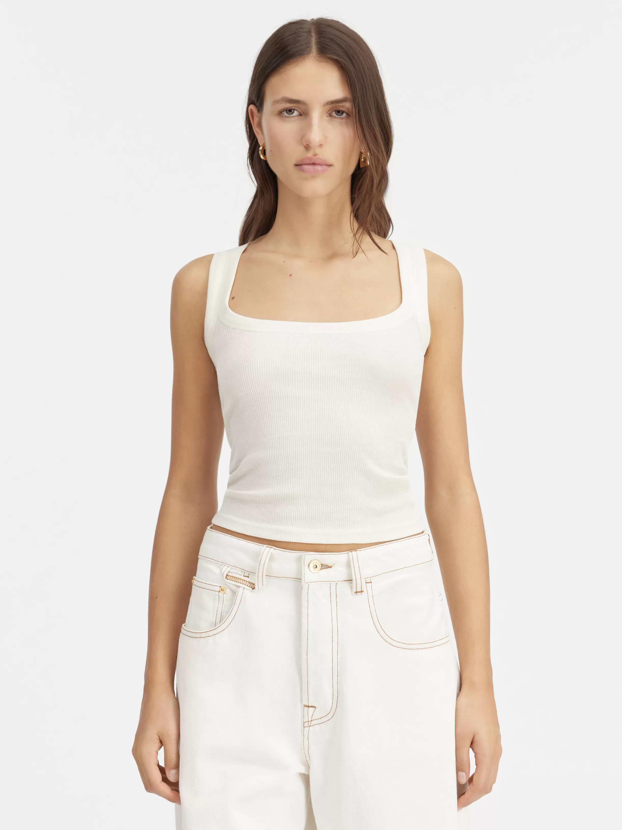 Jacquemus Tops & Shirts*The Gros Grain tank top White