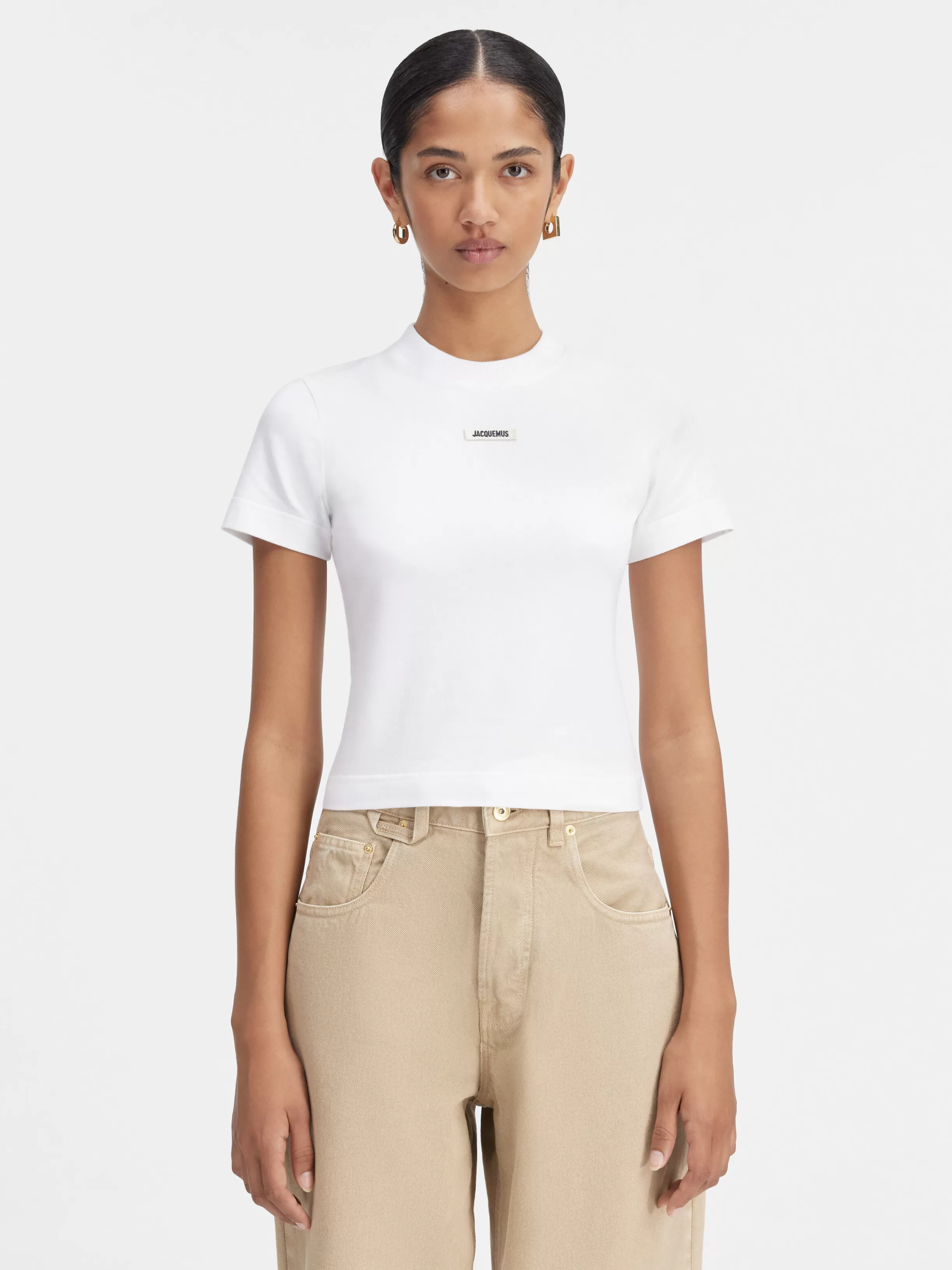 Jacquemus T-shirts*The Gros Grain t-shirt White