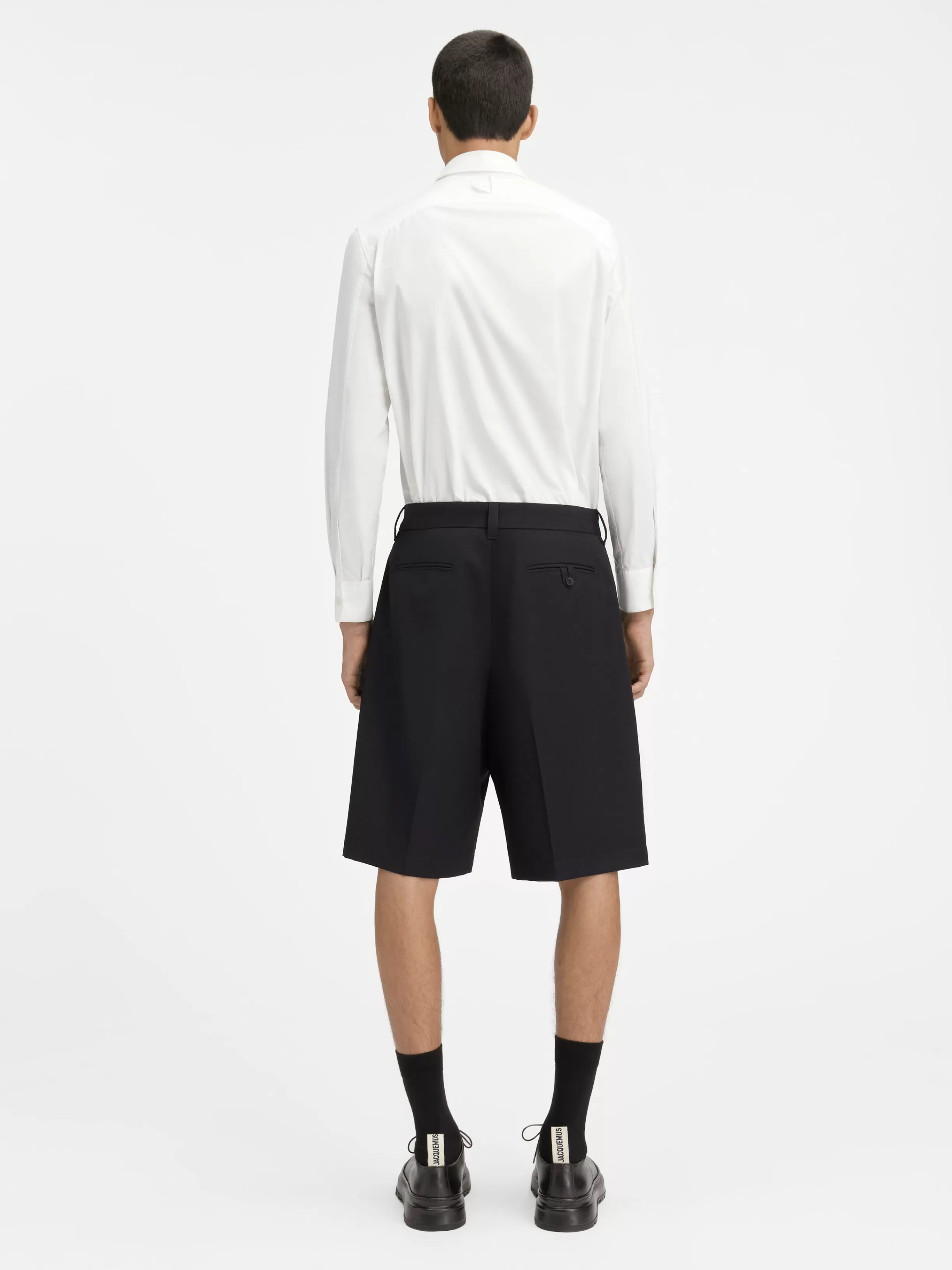 Jacquemus Trousers & Shorts*The Melo shorts Black