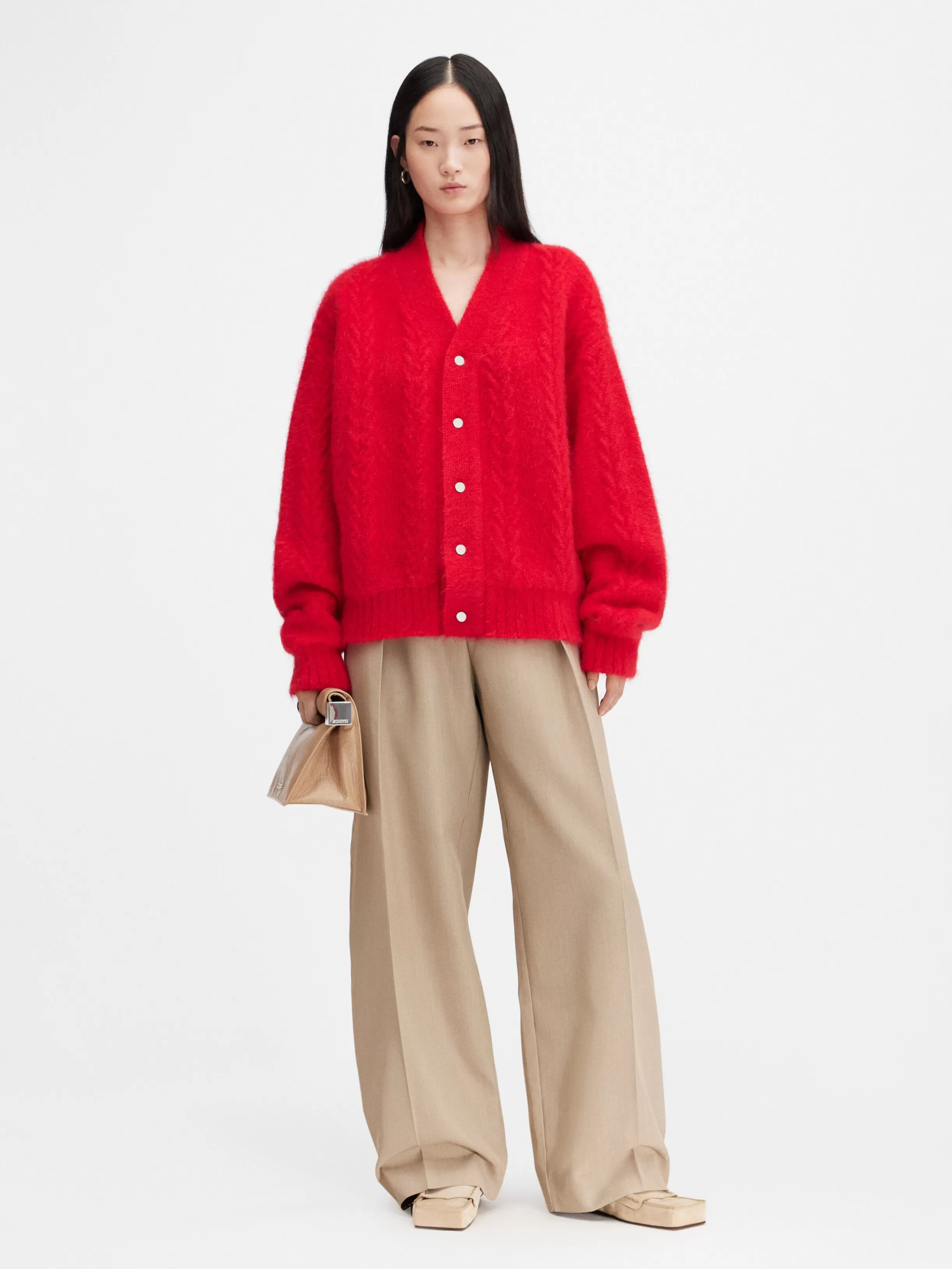 Jacquemus Knits | Knits*The Nuvola cardigan Red