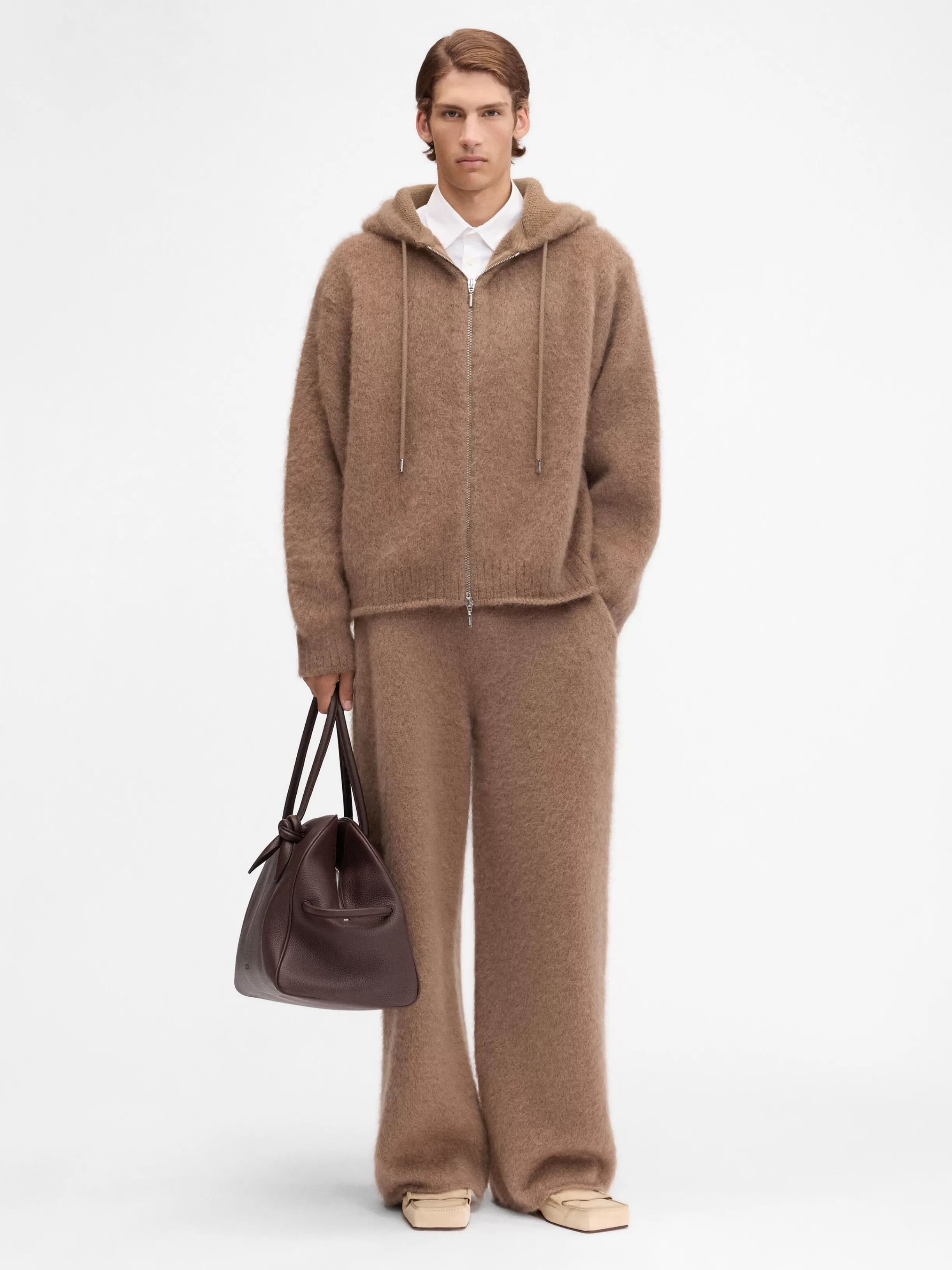 Jacquemus Knits | Knits*The Nuvola zipped cardigan Camel