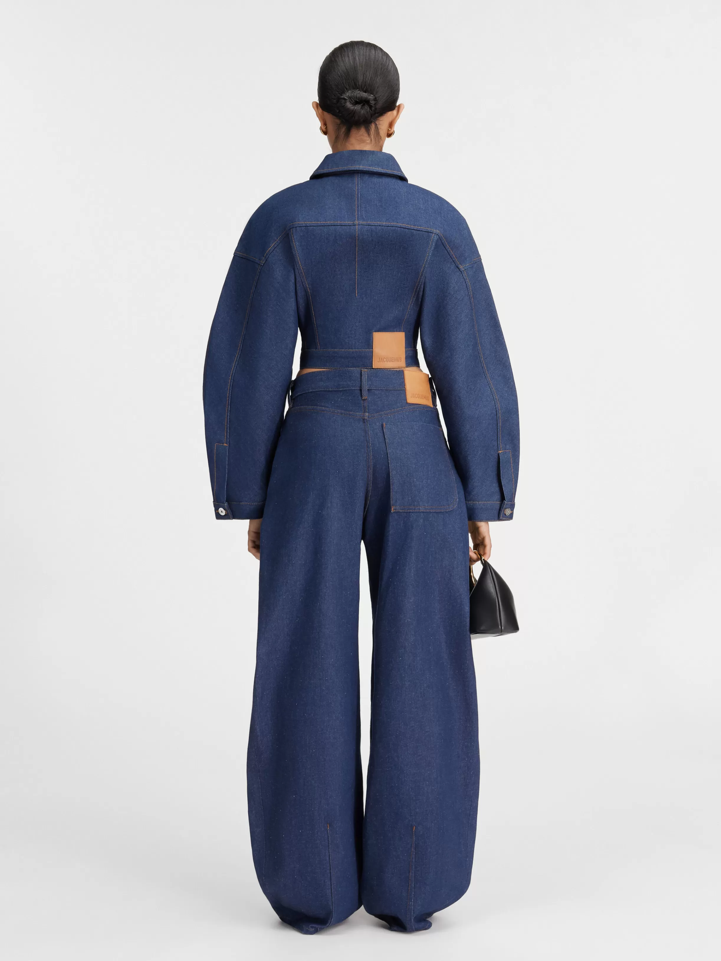 Jacquemus Denim | Trousers & Shorts*The Ovalo de-Nîmes denim pants Navy/brown