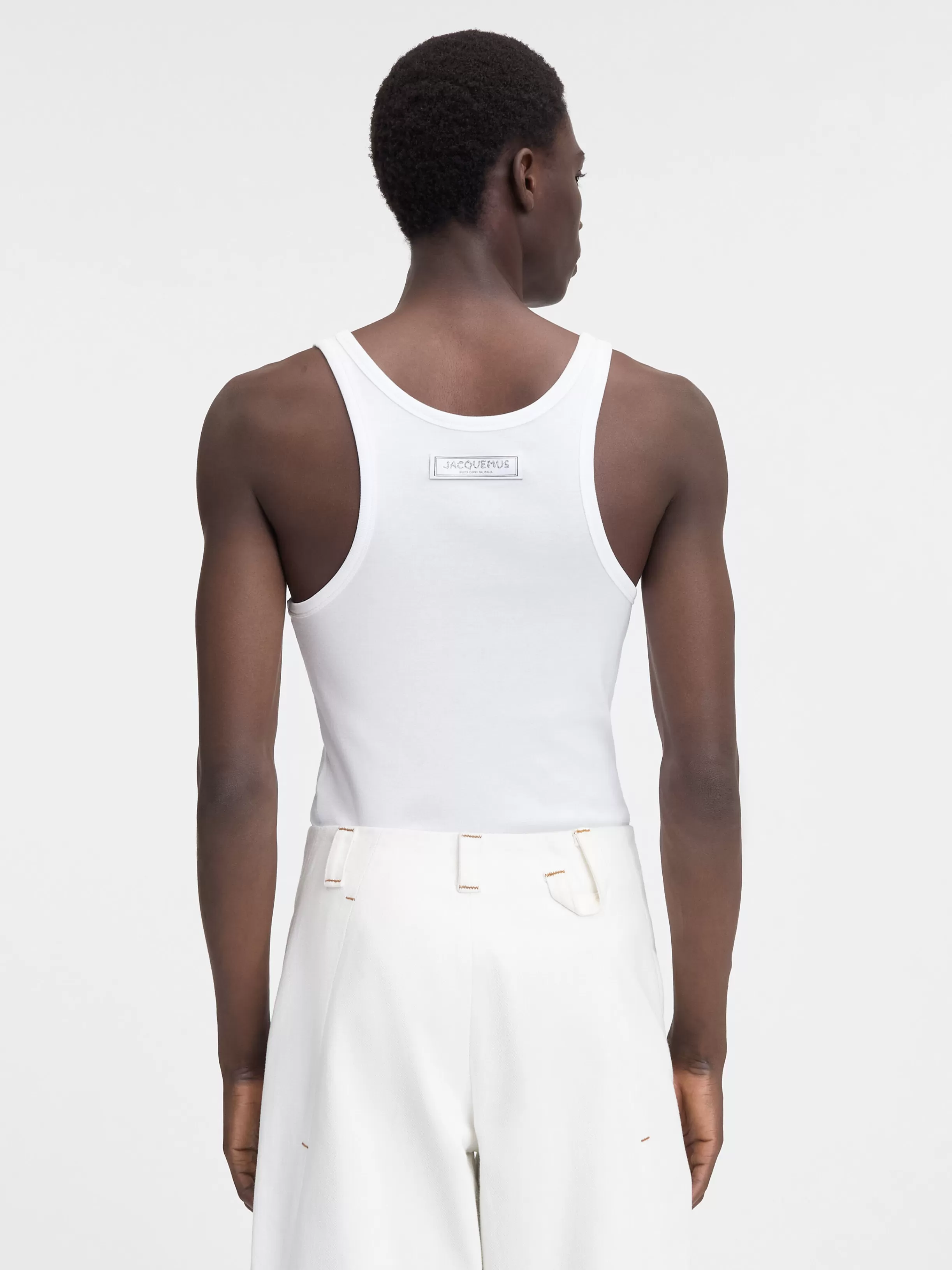 Jacquemus T-shirts*The Pesco tank top White