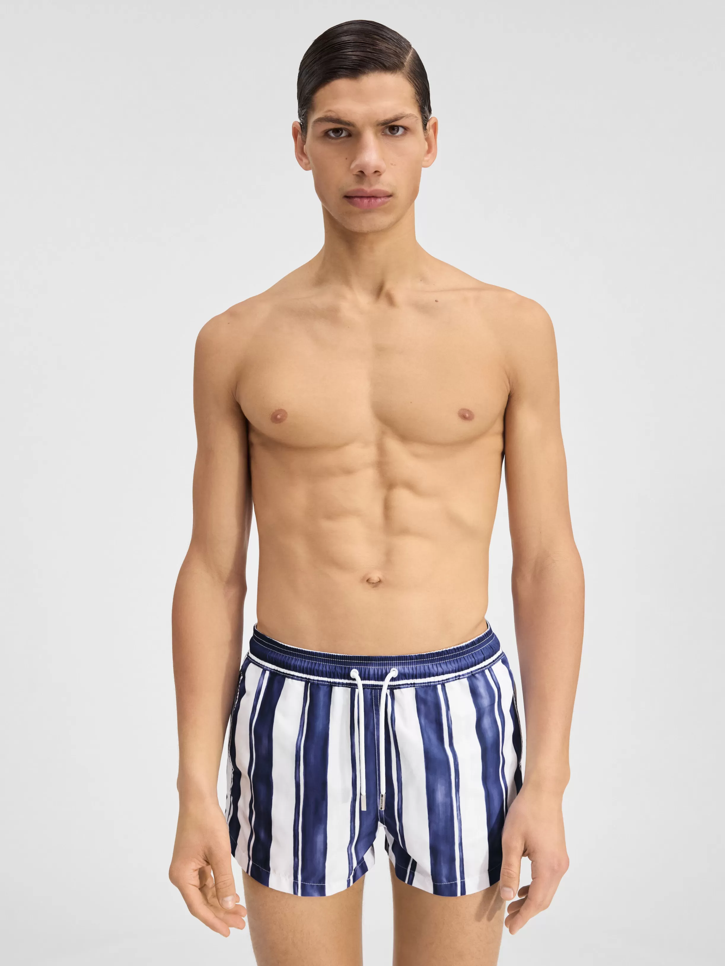 Jacquemus Swimwear*The Puntini swimsuit Printrayureblue