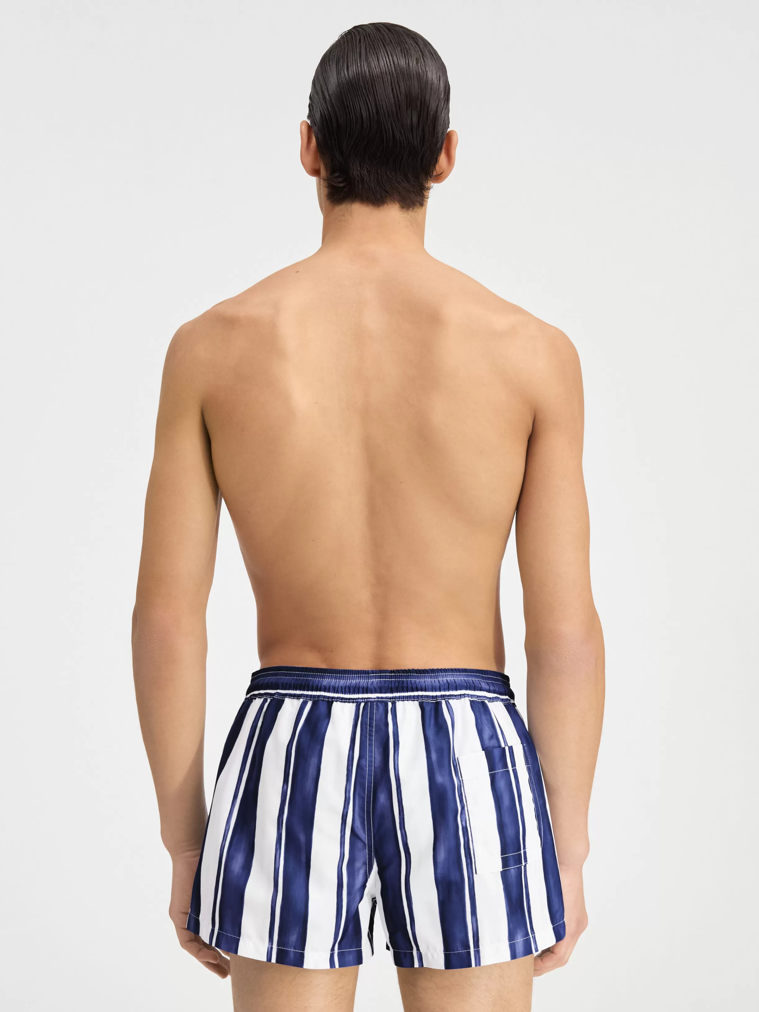 Jacquemus Swimwear*The Puntini swimsuit Printrayureblue