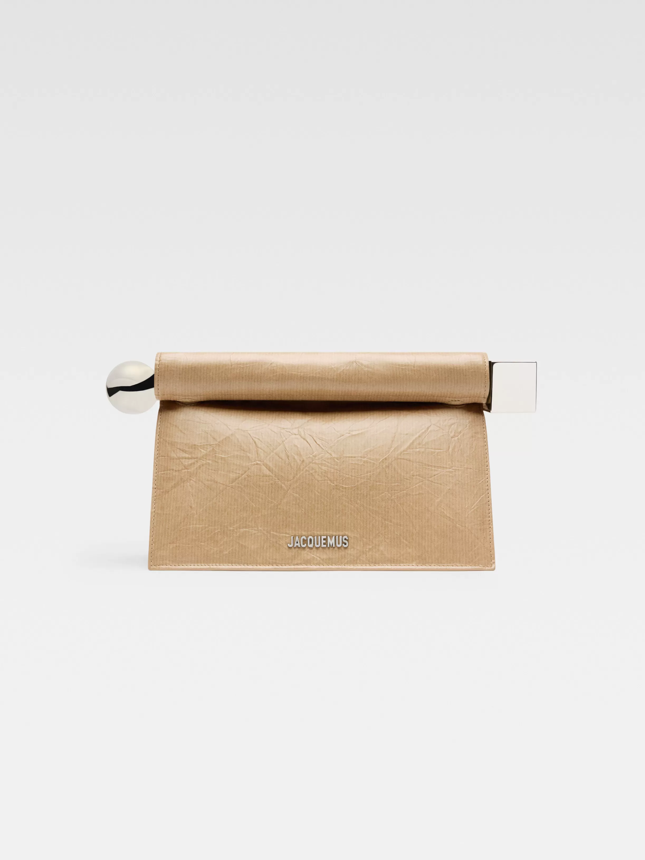 Jacquemus Crossbody & Handbags | The Ronds Carr*The Rond Carré clutch Beige