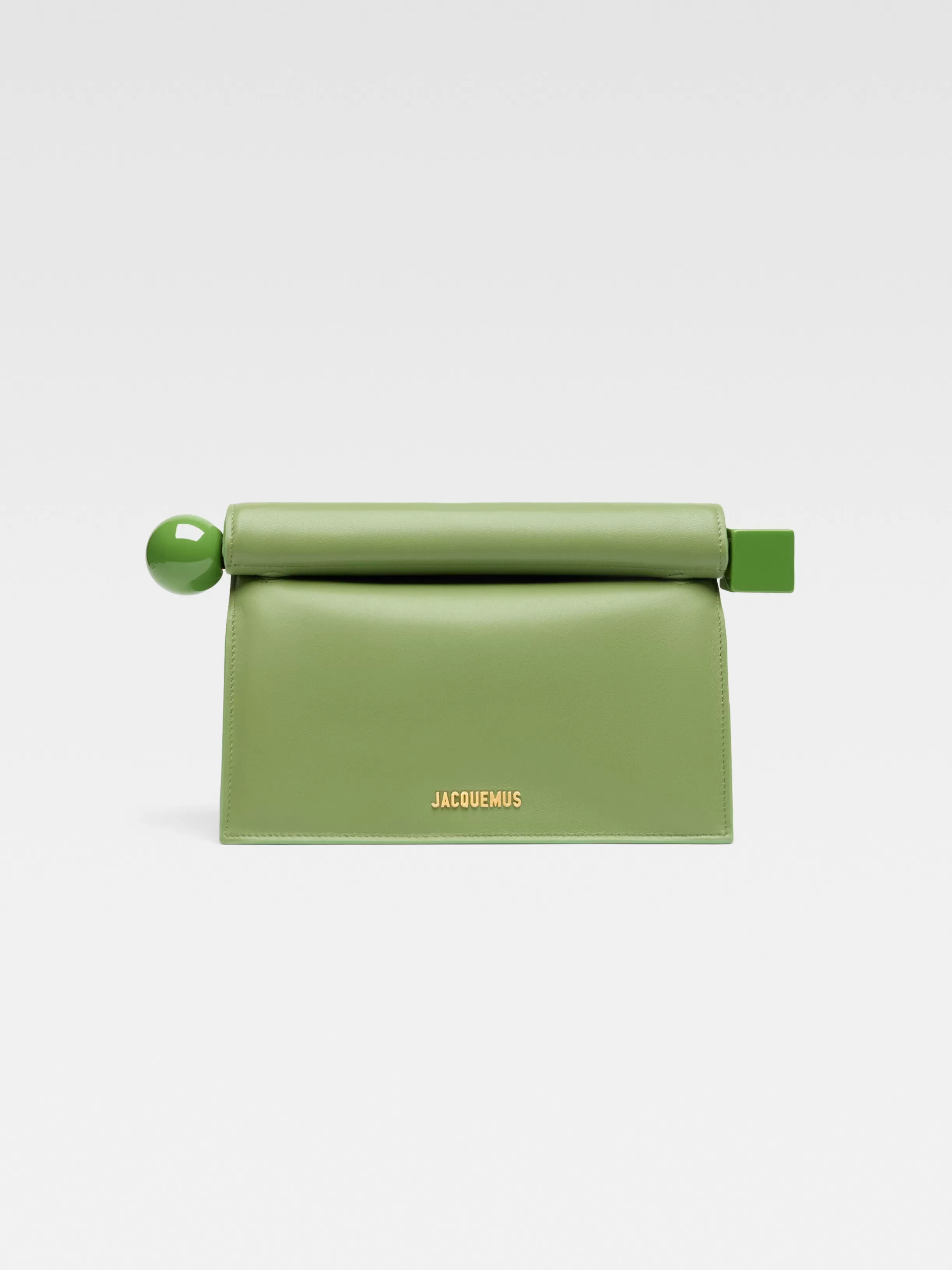 Jacquemus Crossbody & Handbags | The Ronds Carr*The Rond Carré clutch Green