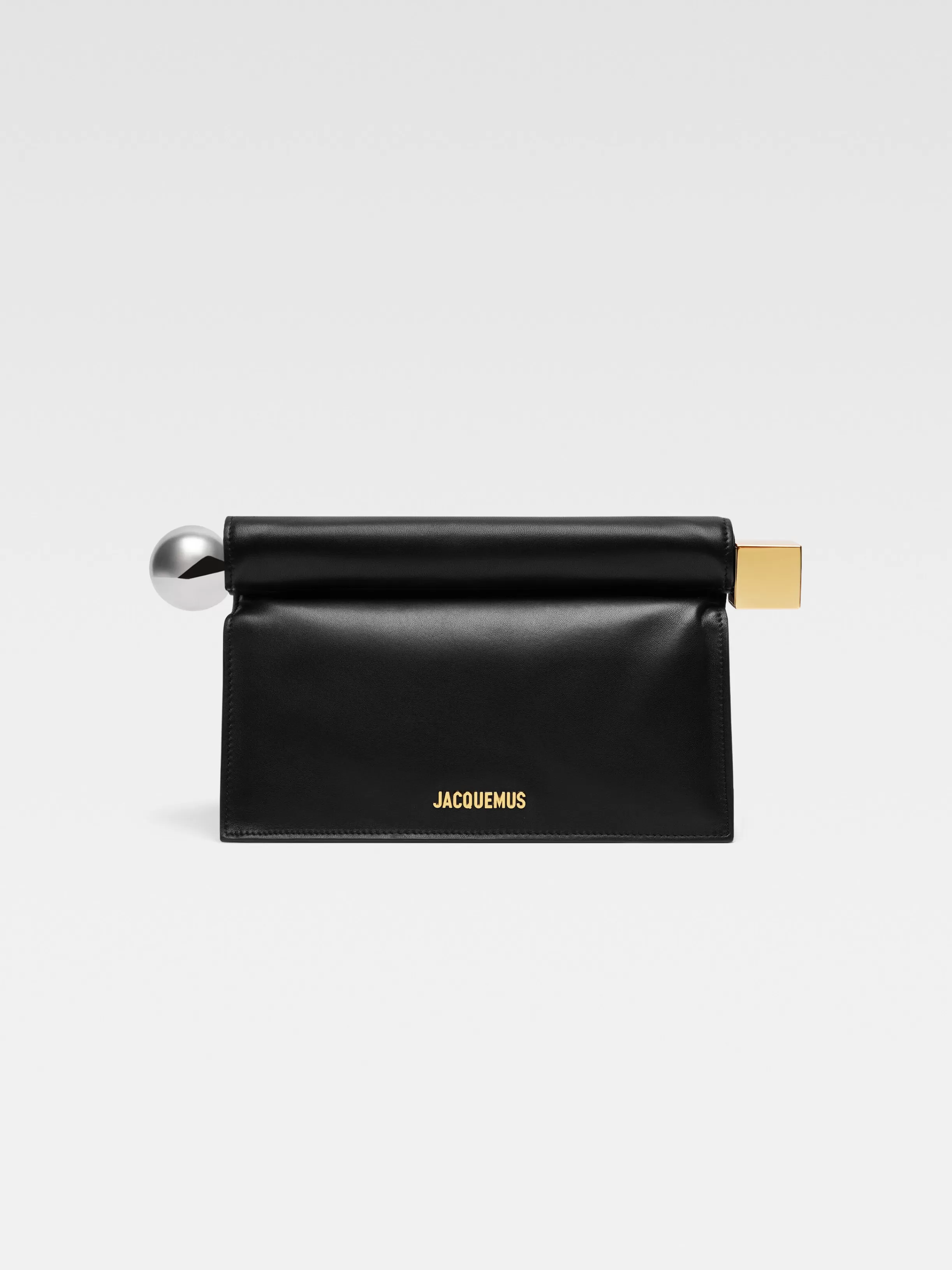 Jacquemus Crossbody & Handbags | The Ronds Carr*The Rond Carré clutch Black