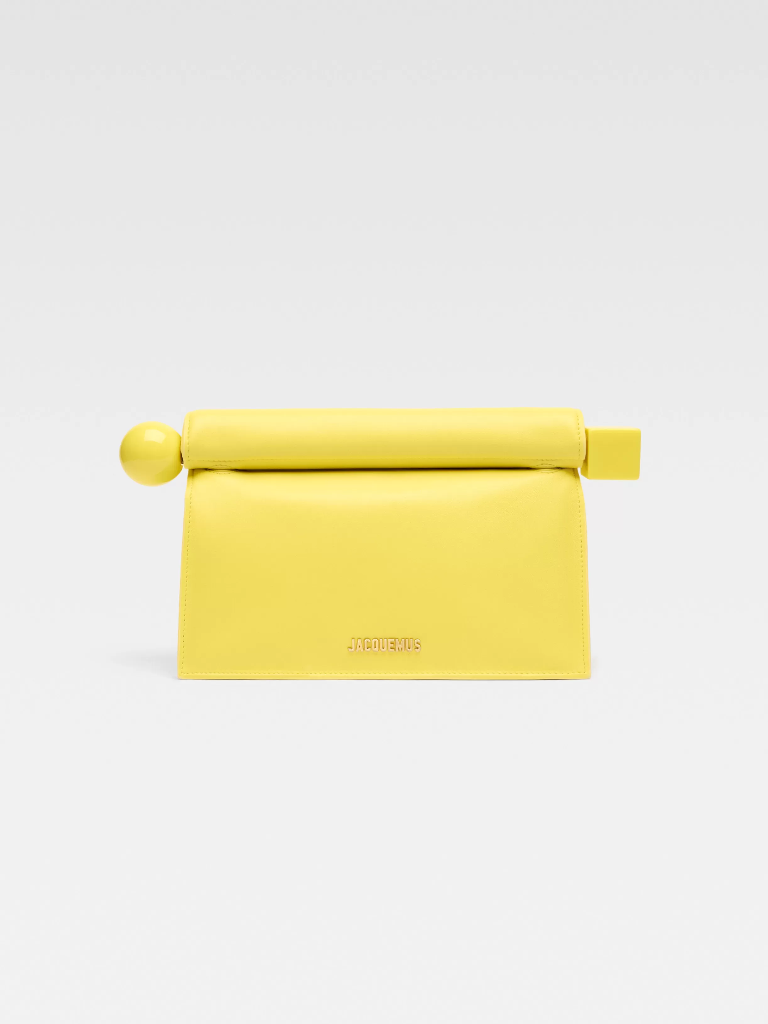 Jacquemus Crossbody & Handbags | The Ronds Carr*The Rond Carré clutch Yellow