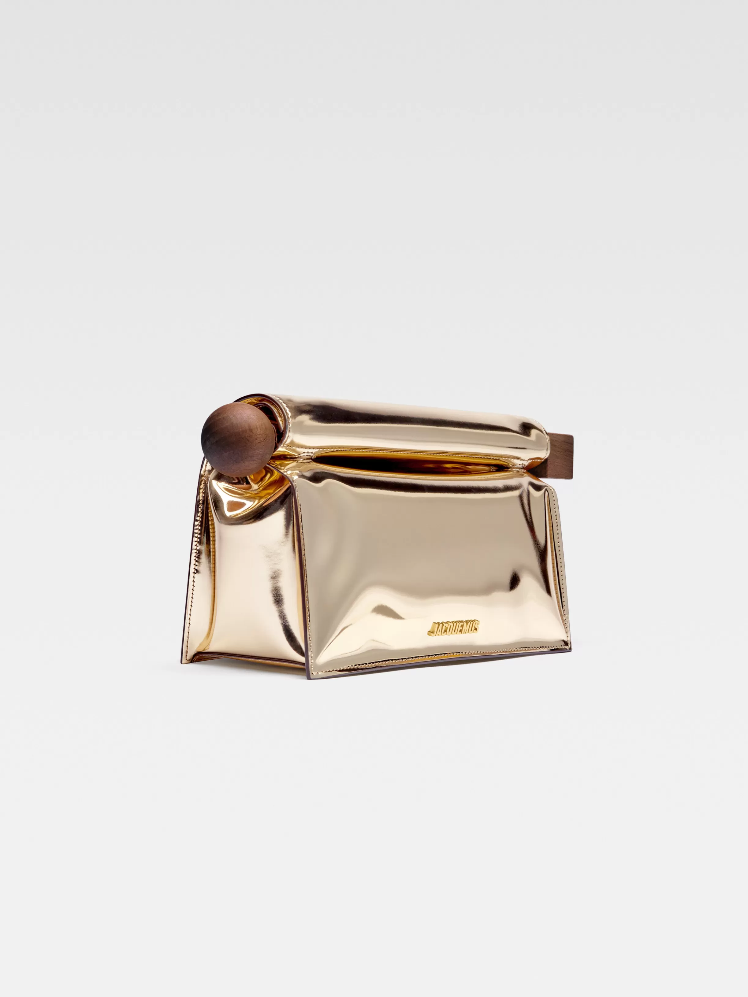 Jacquemus Crossbody & Handbags | The Ronds Carr*The Rond Carré clutch Gold