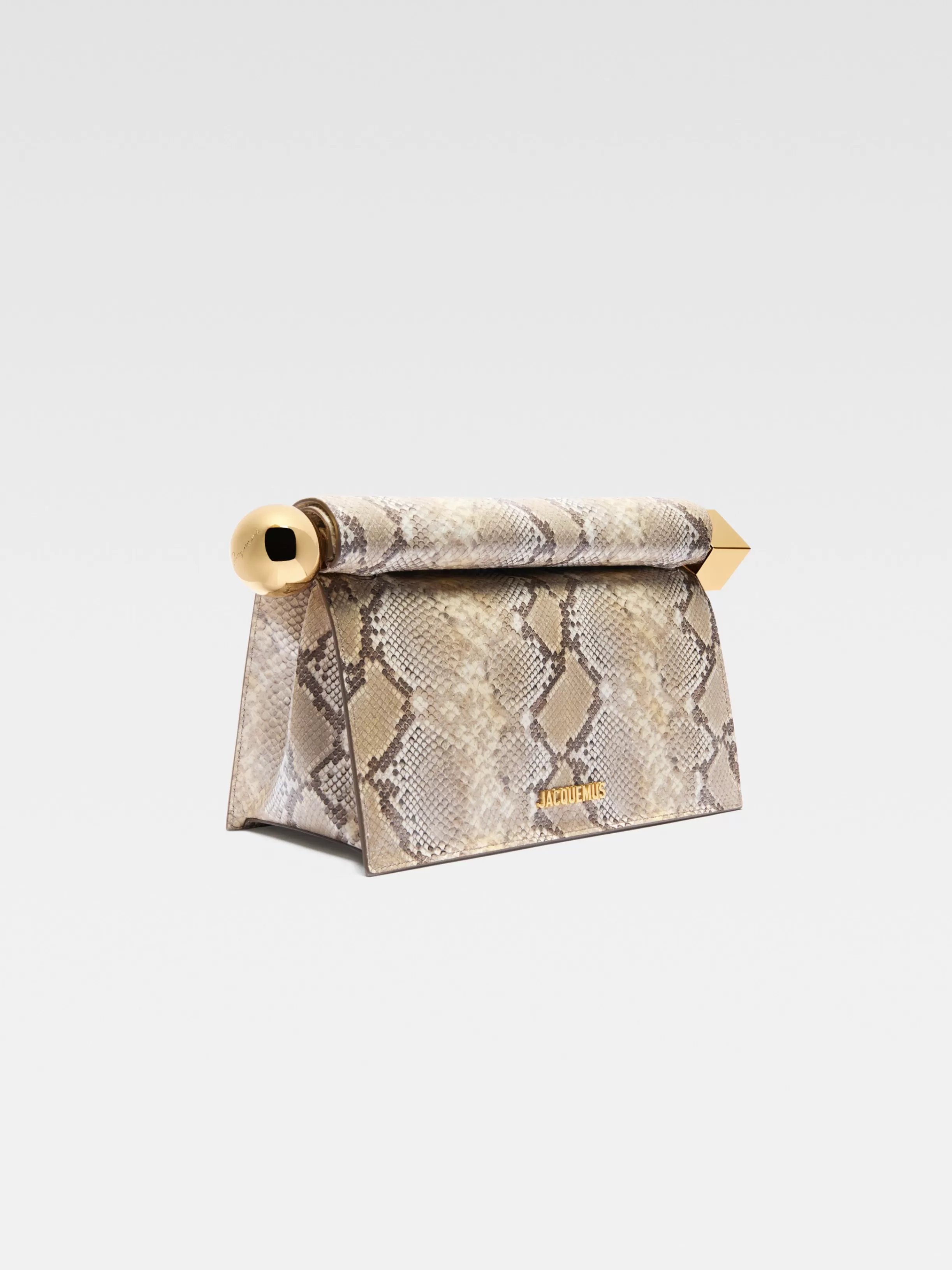 Jacquemus Crossbody & Handbags | The Ronds Carr*The Rond Carré clutch Beige