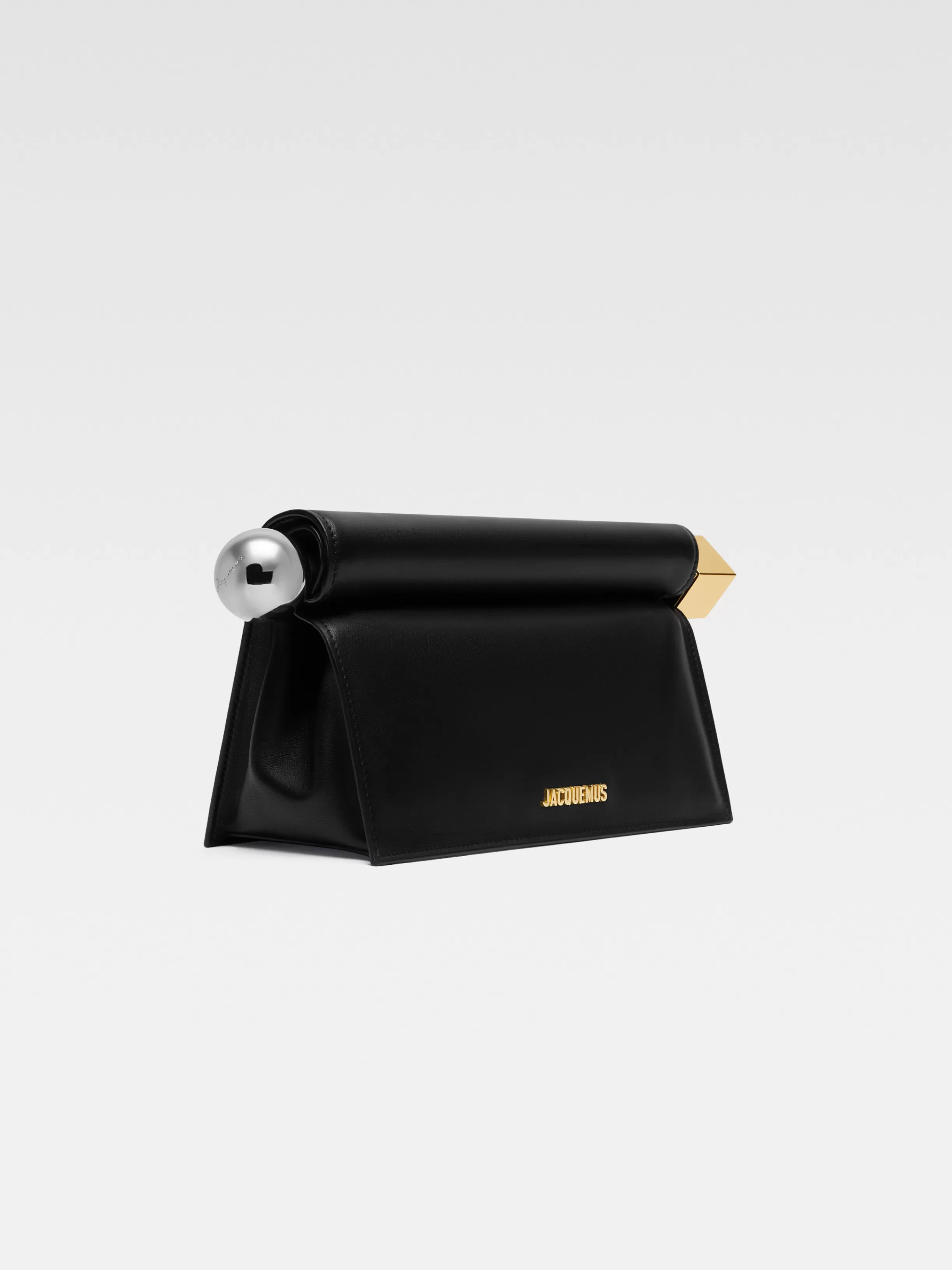 Jacquemus Crossbody & Handbags | The Ronds Carr*The Rond Carré clutch Black