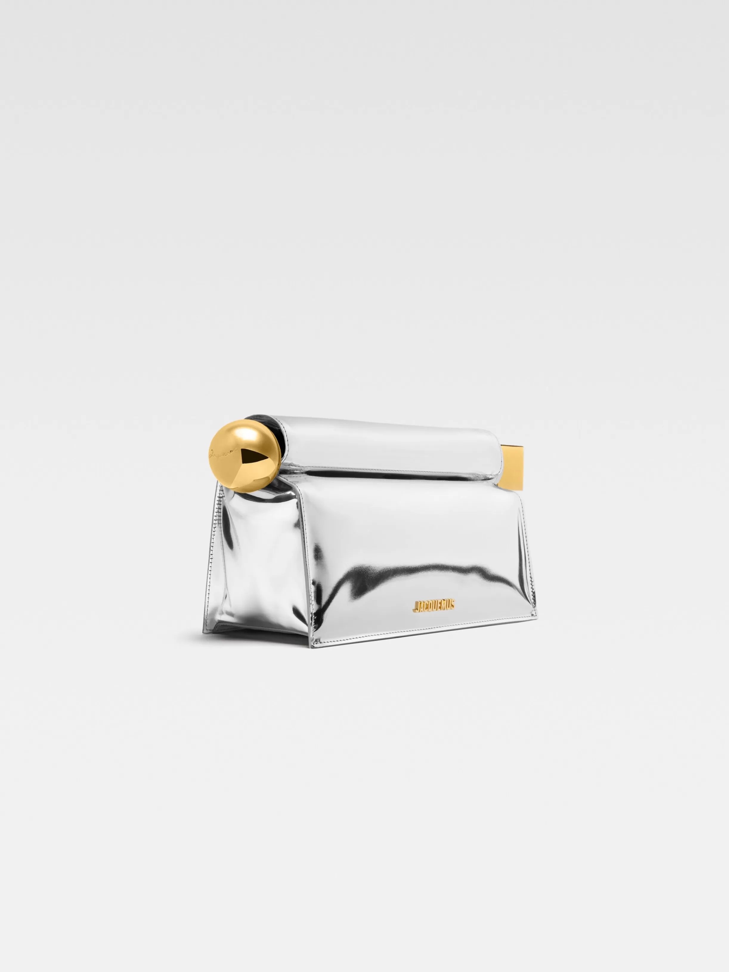 Jacquemus Crossbody & Handbags | The Ronds Carr*The Rond Carré clutch Silver