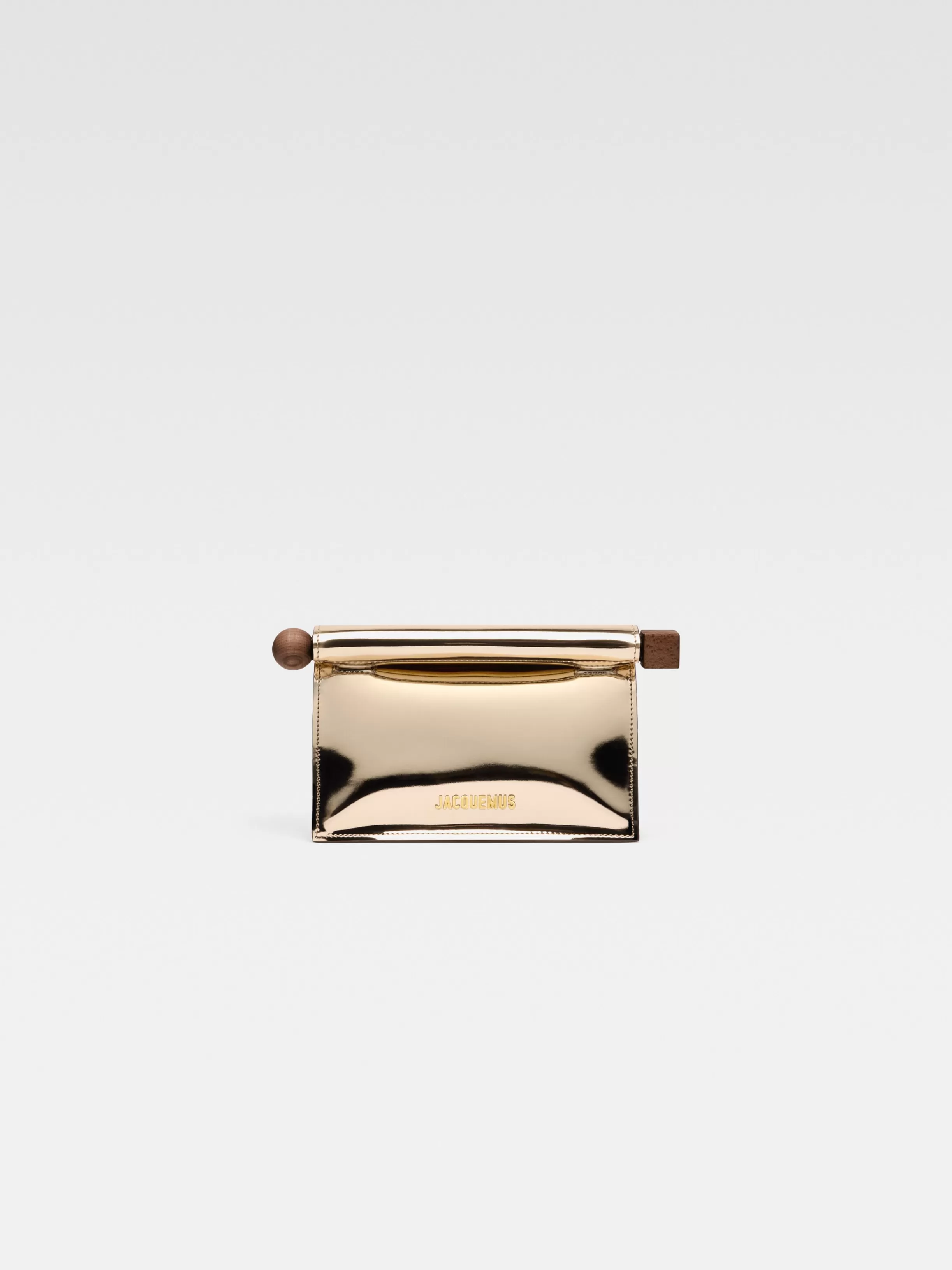 Jacquemus Crossbody & Handbags | The Ronds Carr*The small Rond Carré clutch Gold