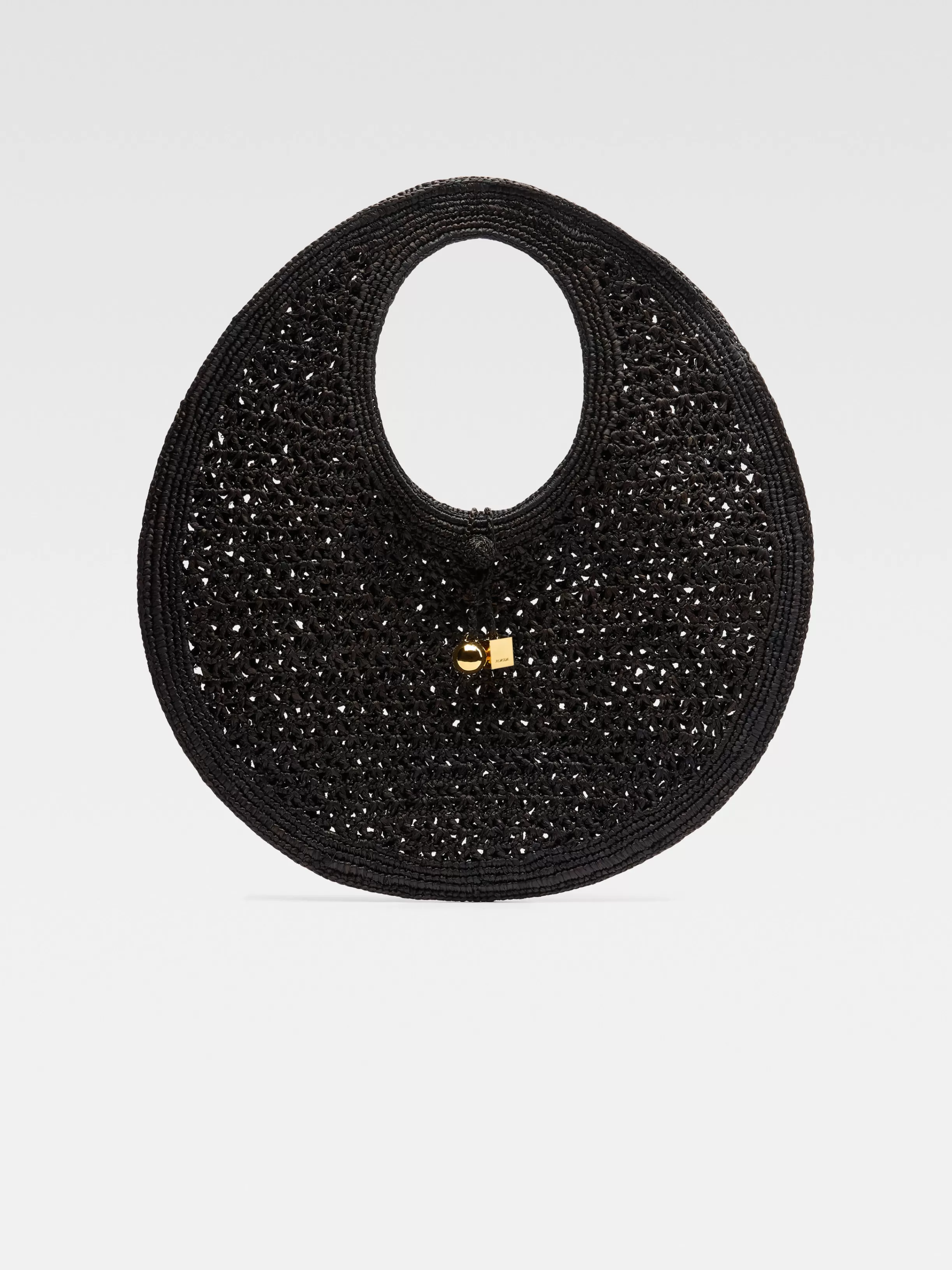 Jacquemus Baskets & Totebags*The Spiaggia round bag Black