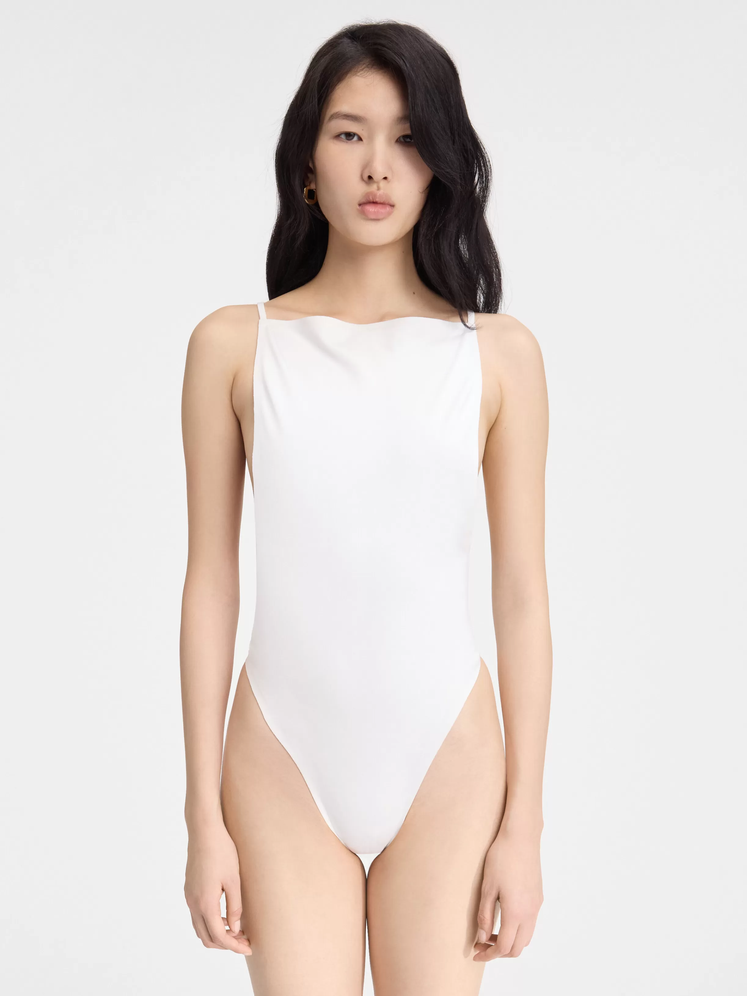 Jacquemus Tops & Shirts*The Spoglio bodysuit White