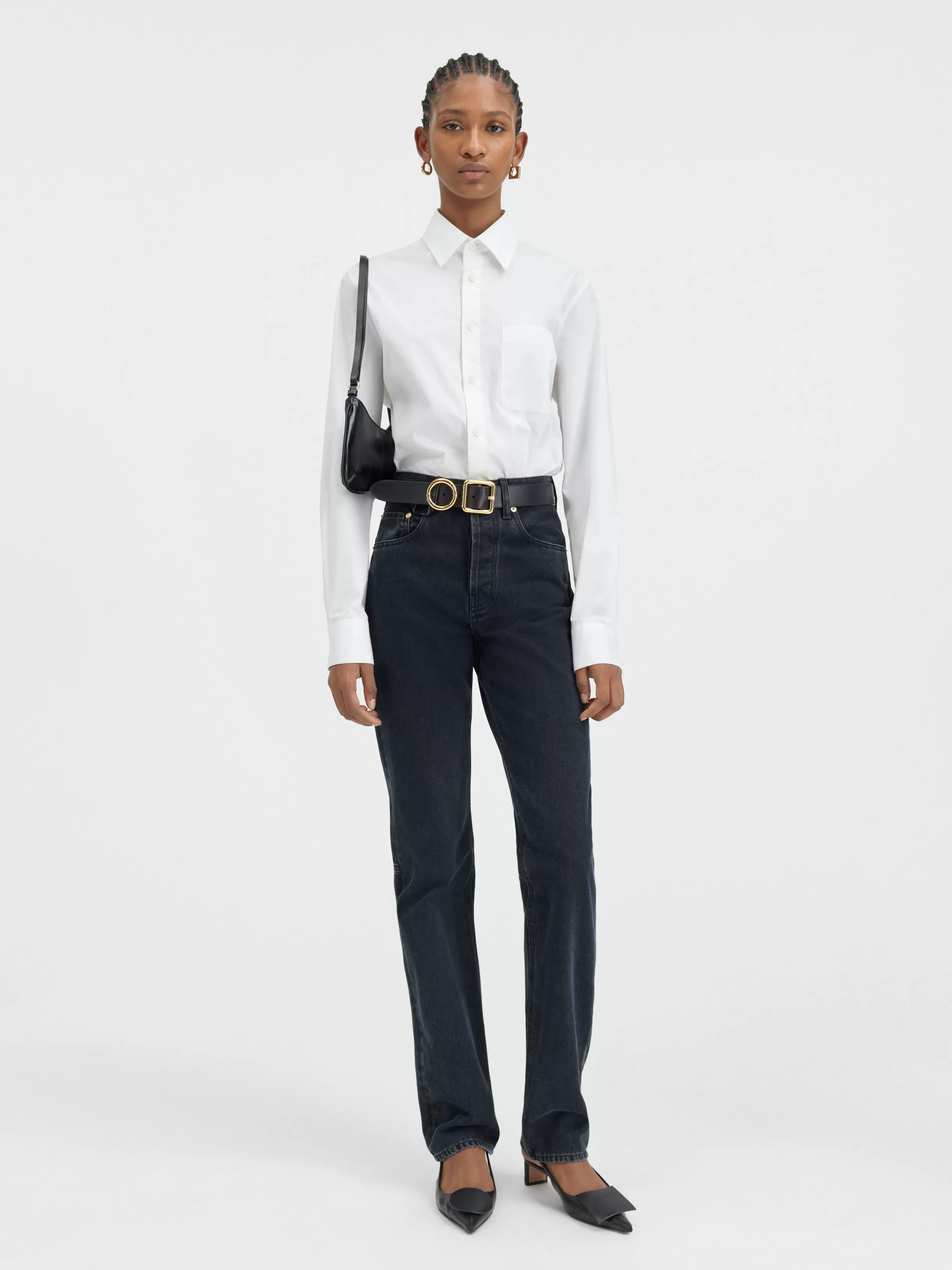 Jacquemus Denim | Trousers & Shorts*The straight de-Nîmes denim pants Black