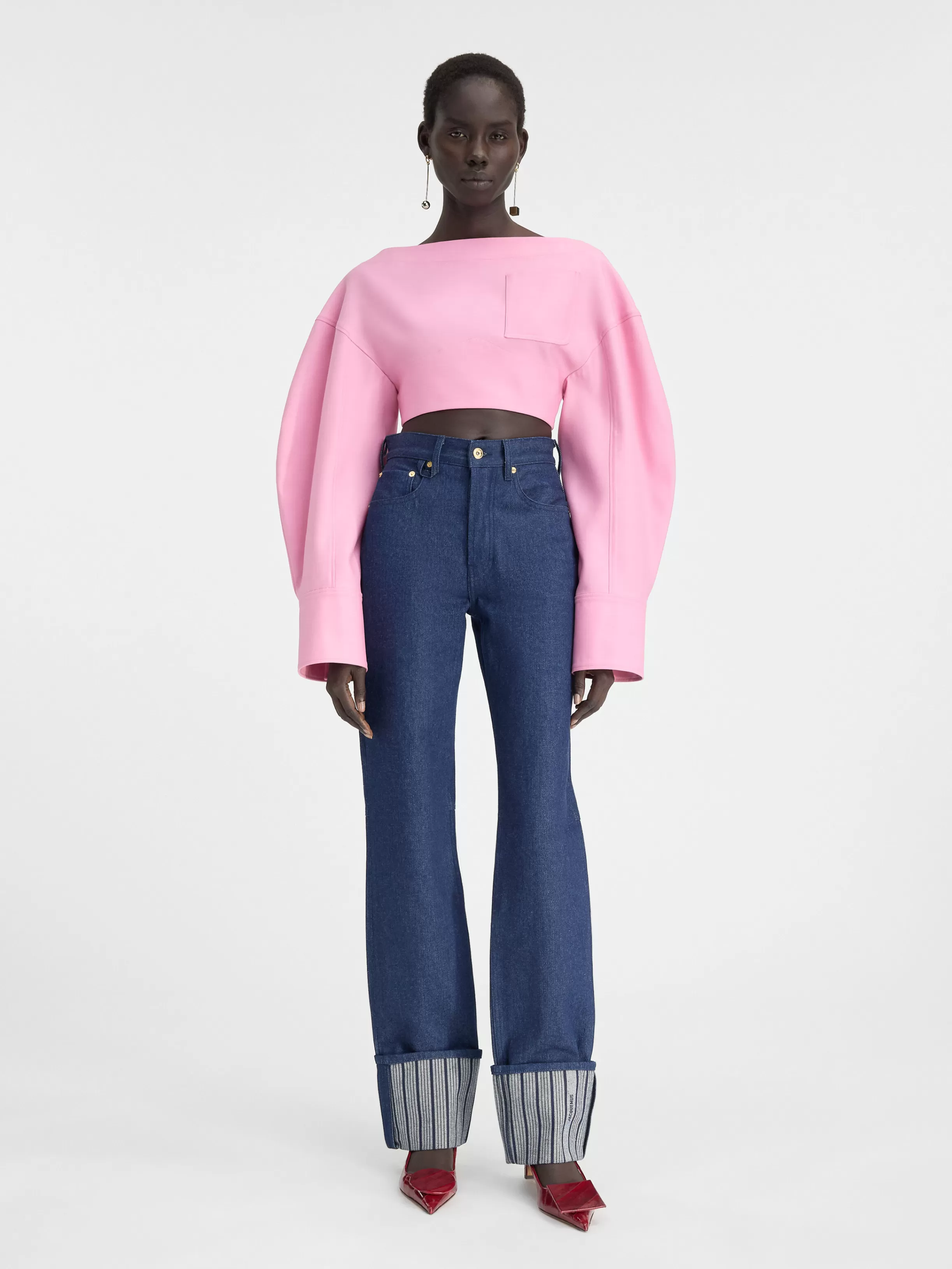 Jacquemus Denim | Trousers & Shorts*The straight de-Nîmes denim pants