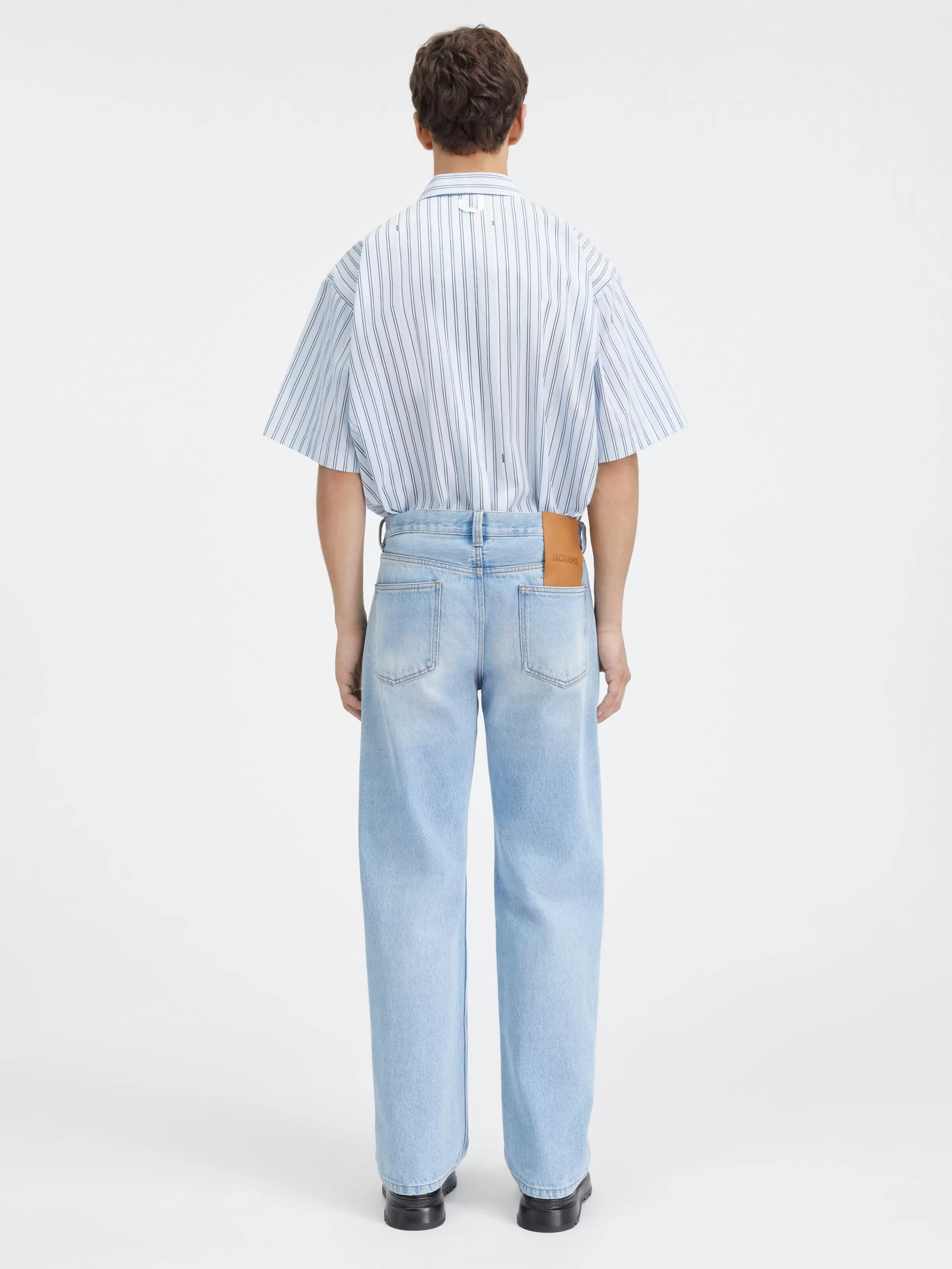 Jacquemus Denim | Trousers & Shorts*The straight de-Nîmes denim pants Lightblue/tabac