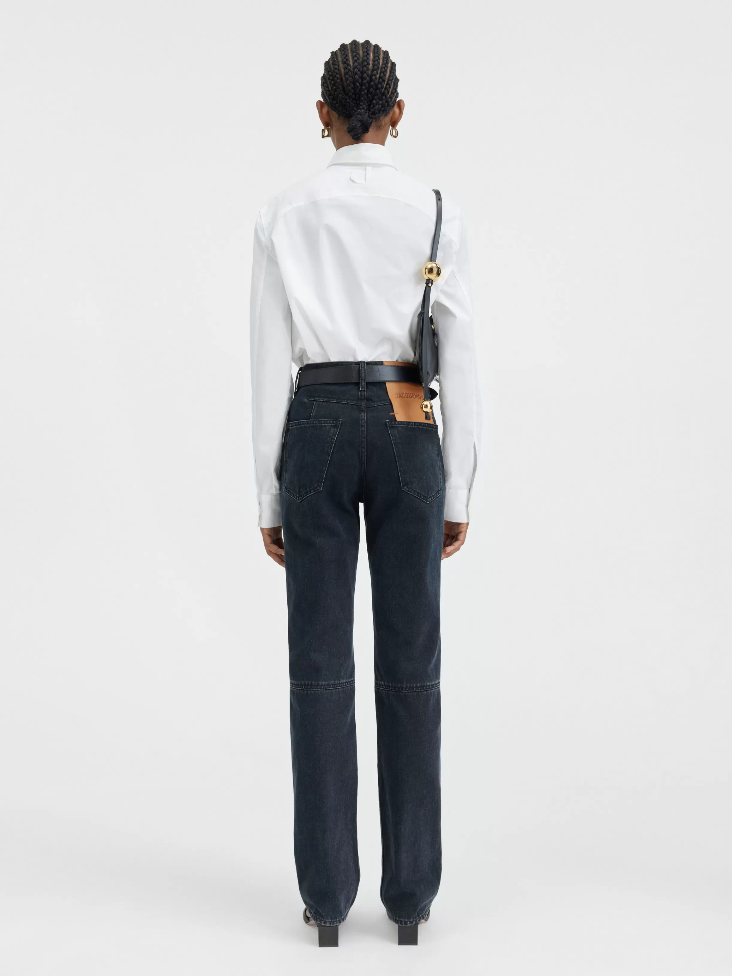 Jacquemus Denim | Trousers & Shorts*The straight de-Nîmes denim pants Black