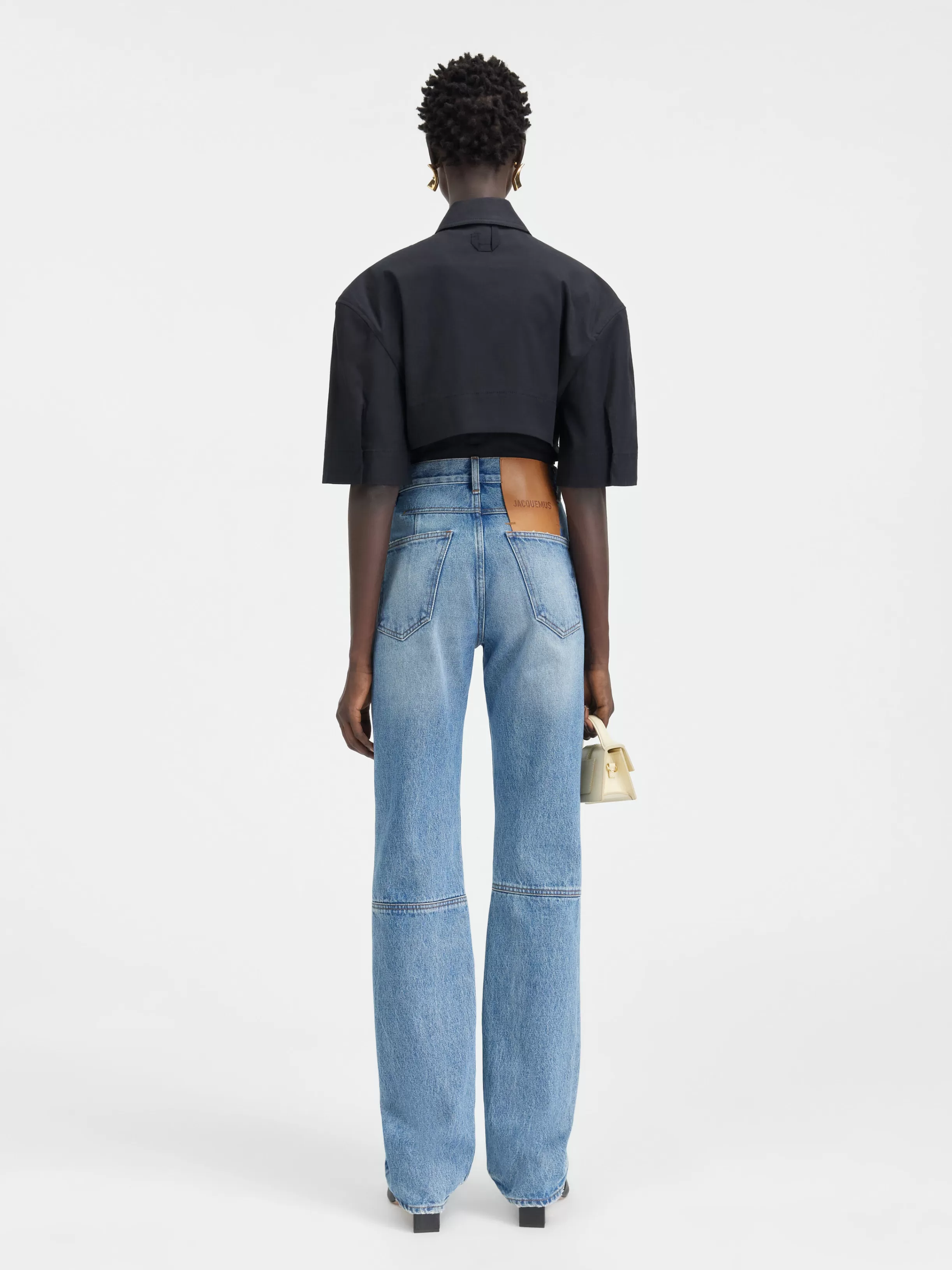 Jacquemus Denim | Trousers & Shorts*The straight de-Nîmes denim pants Blue/tabac