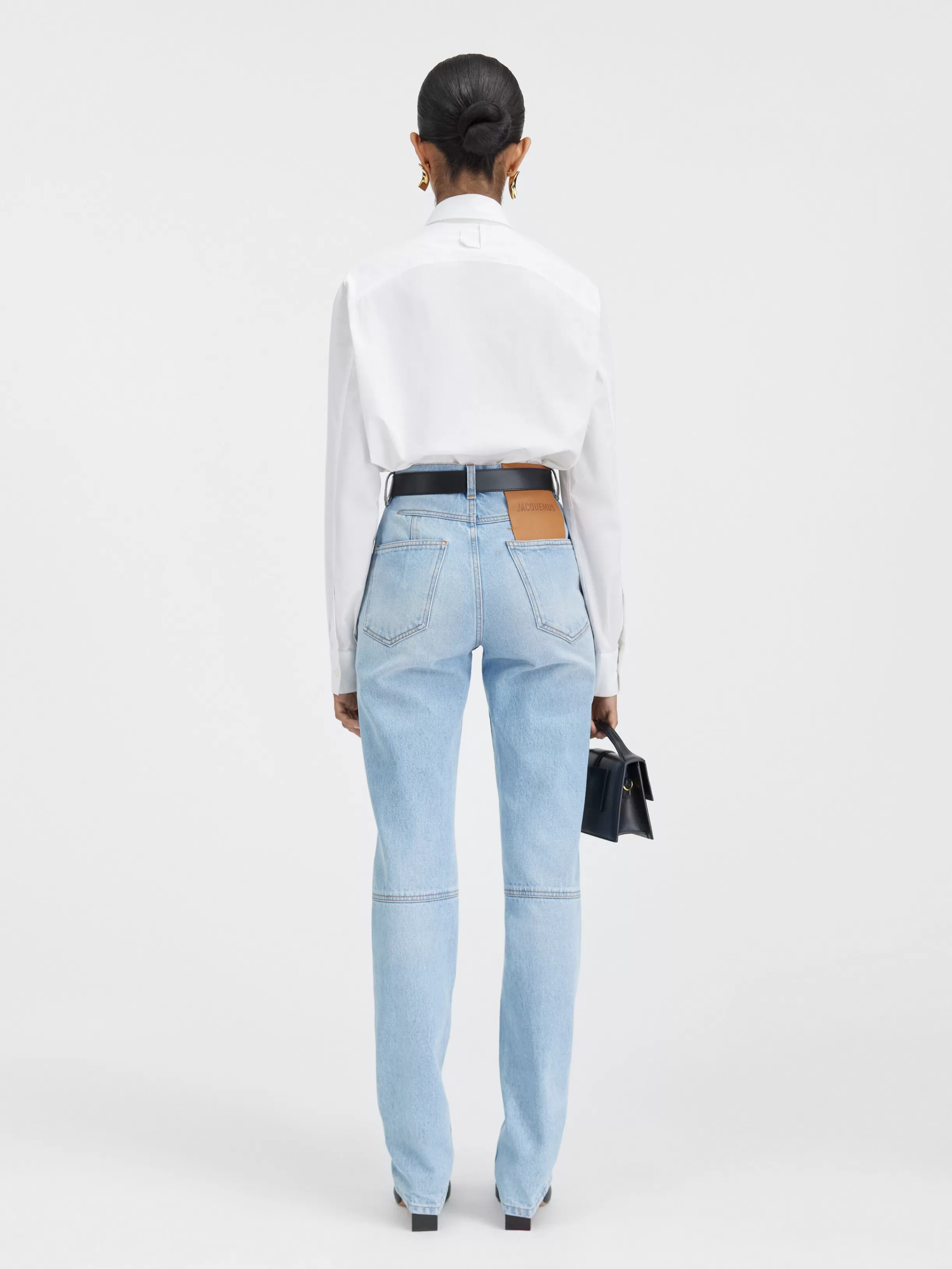 Jacquemus Denim | Trousers & Shorts*The straight de-Nîmes denim pants Lightblue/tabac