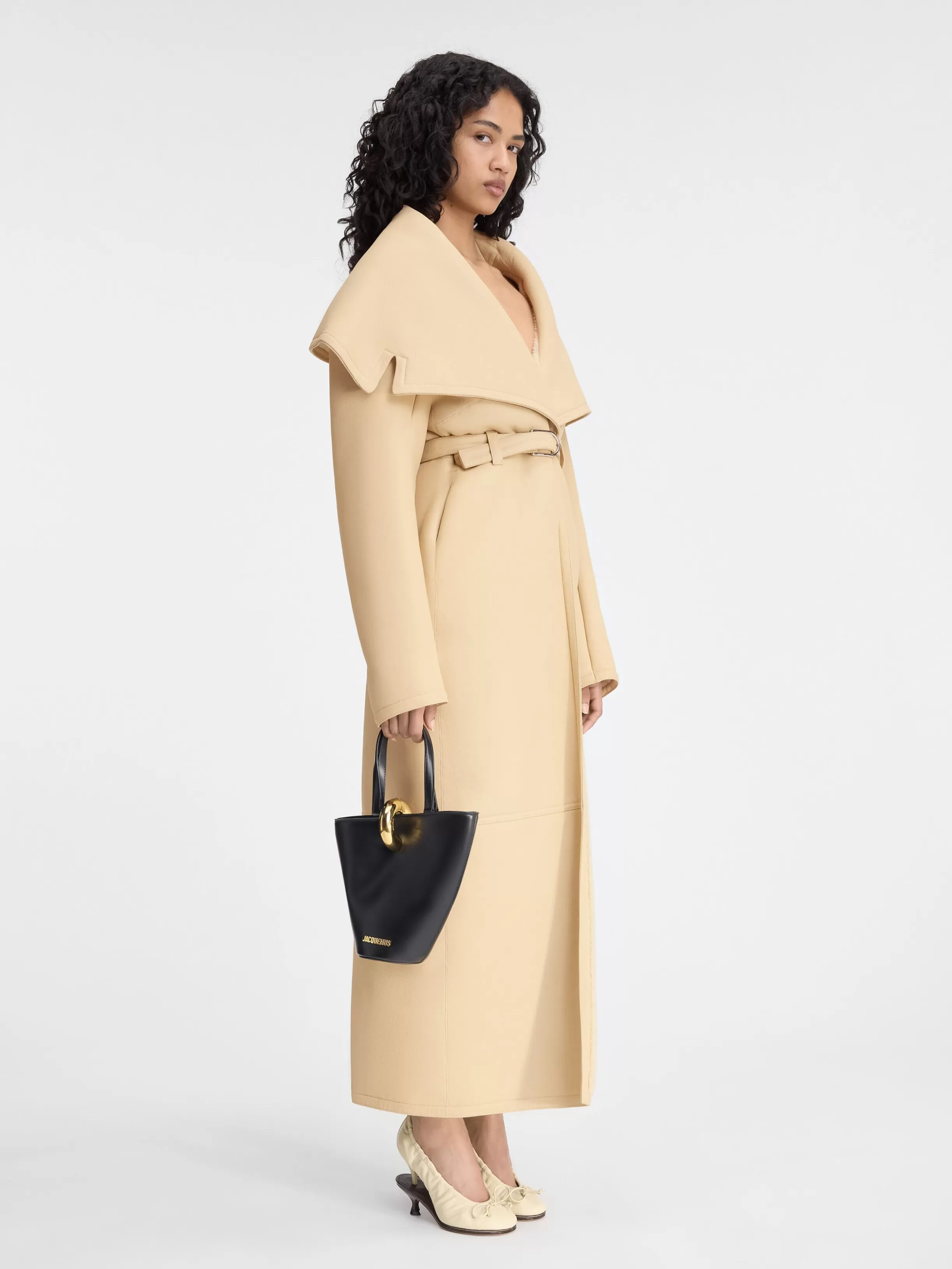 Jacquemus Coats & Jackets*The Telo coat Paleyellow