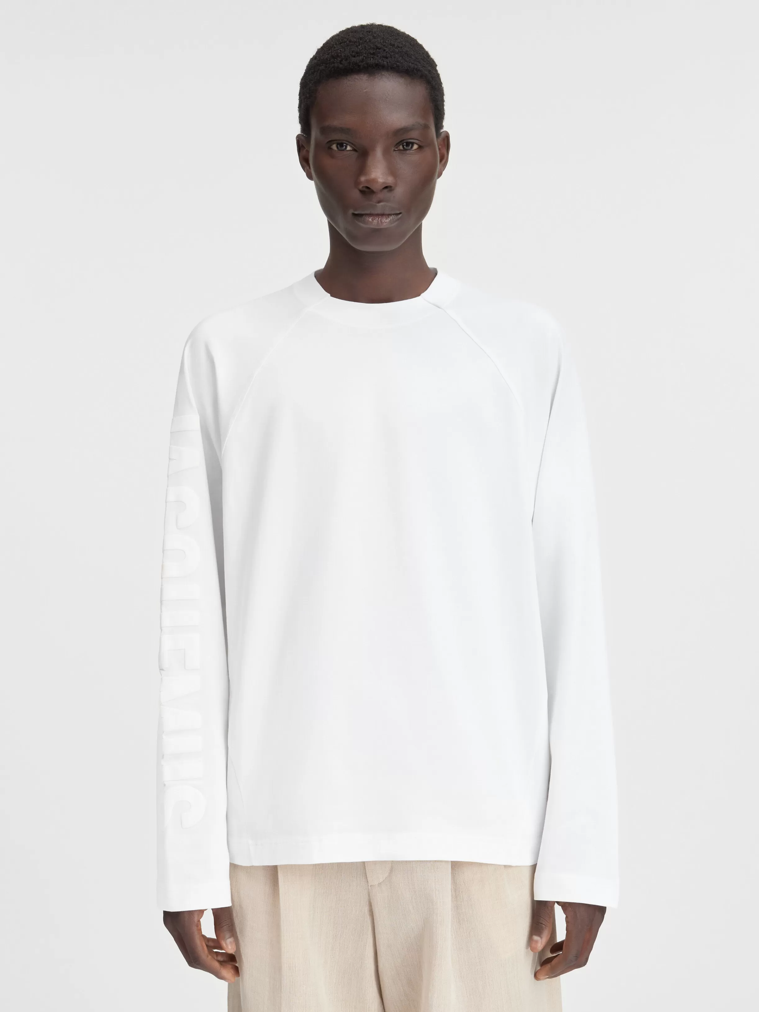 Jacquemus T-shirts*The Typo long-sleeve t-shirt White